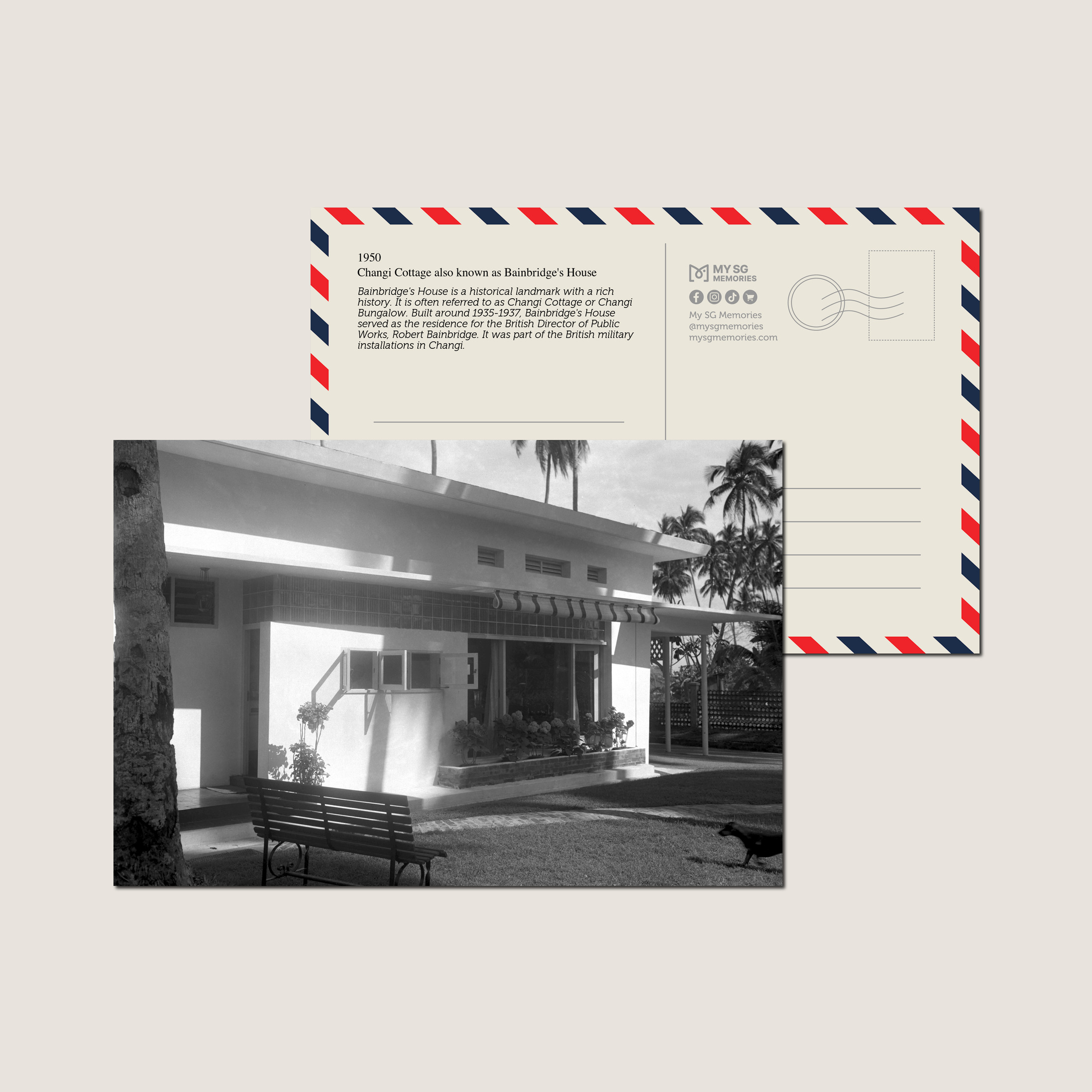 Changi Cottage also known as Bainbridge's House 1950-My Sg Memories