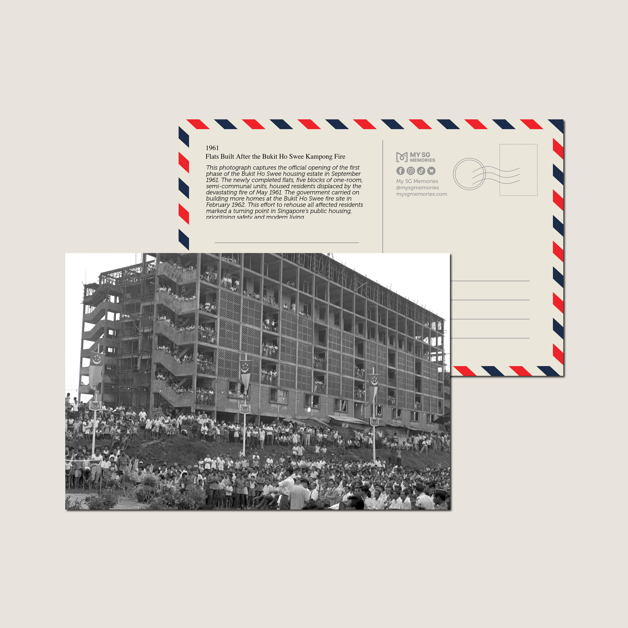Flats Built After the Bukit Ho Swee Kampong Fire 1961-My Sg Memories