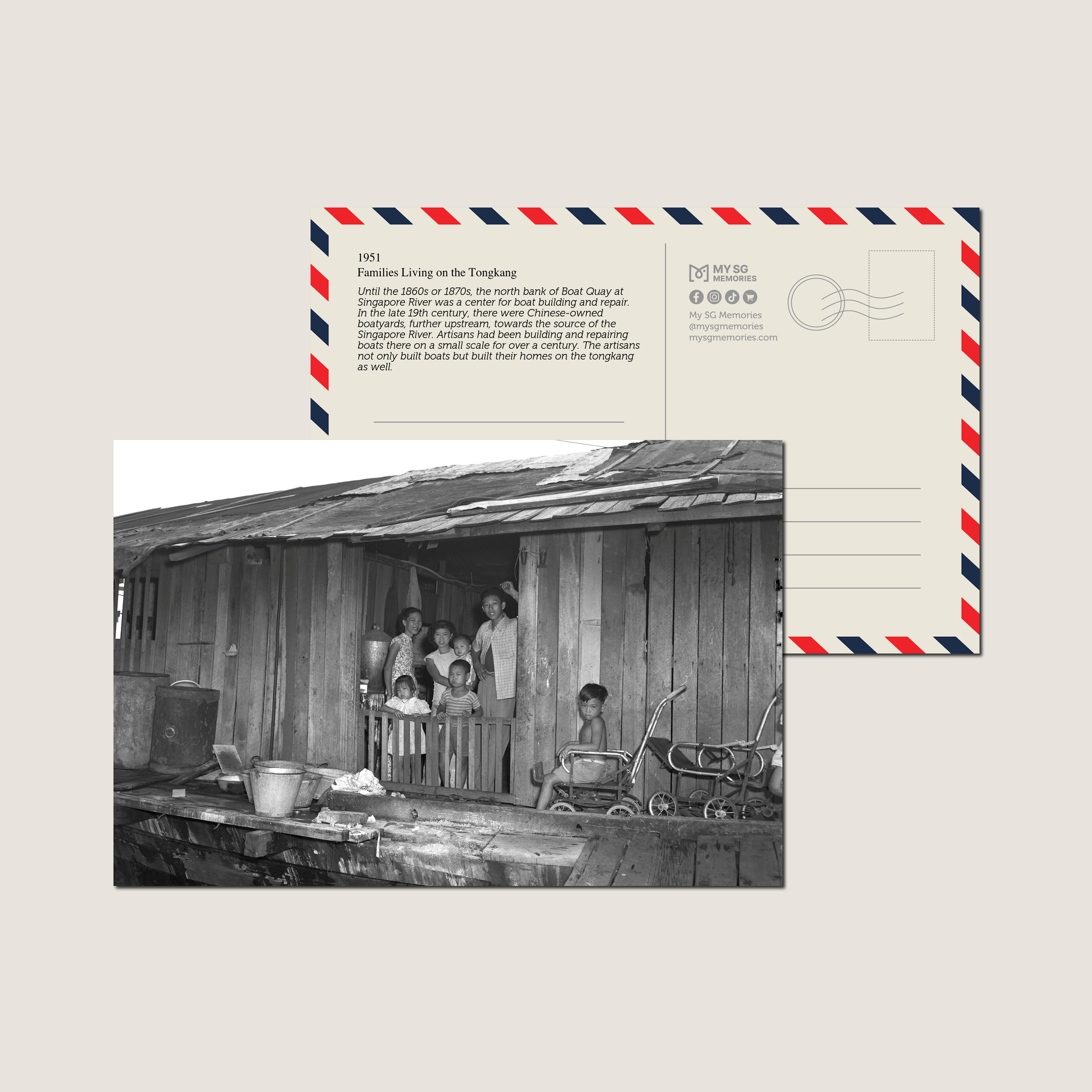 Families Living on the Tongkang 1951-My Sg Memories
