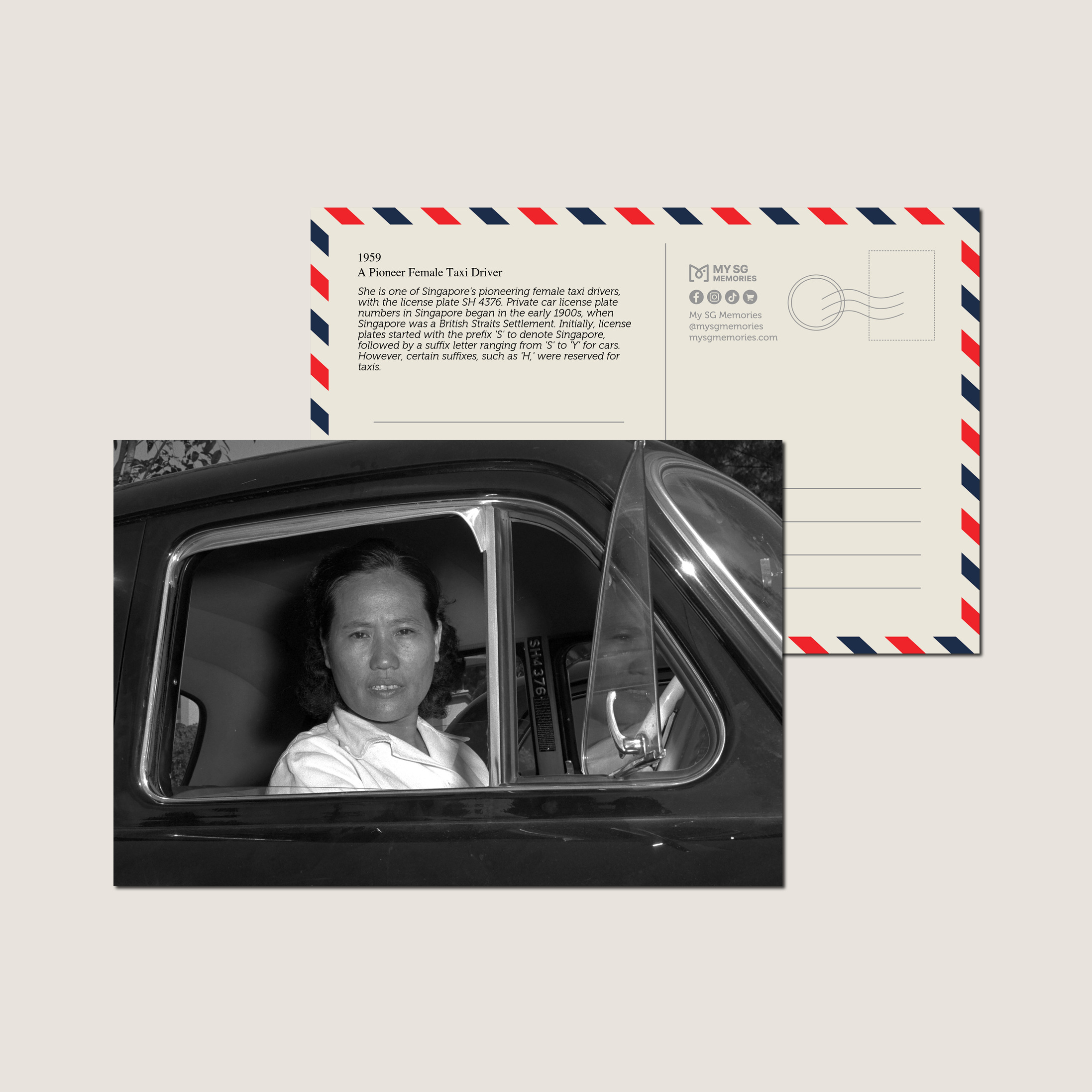 A Pioneer Female Taxi Driver 1959-My Sg Memories