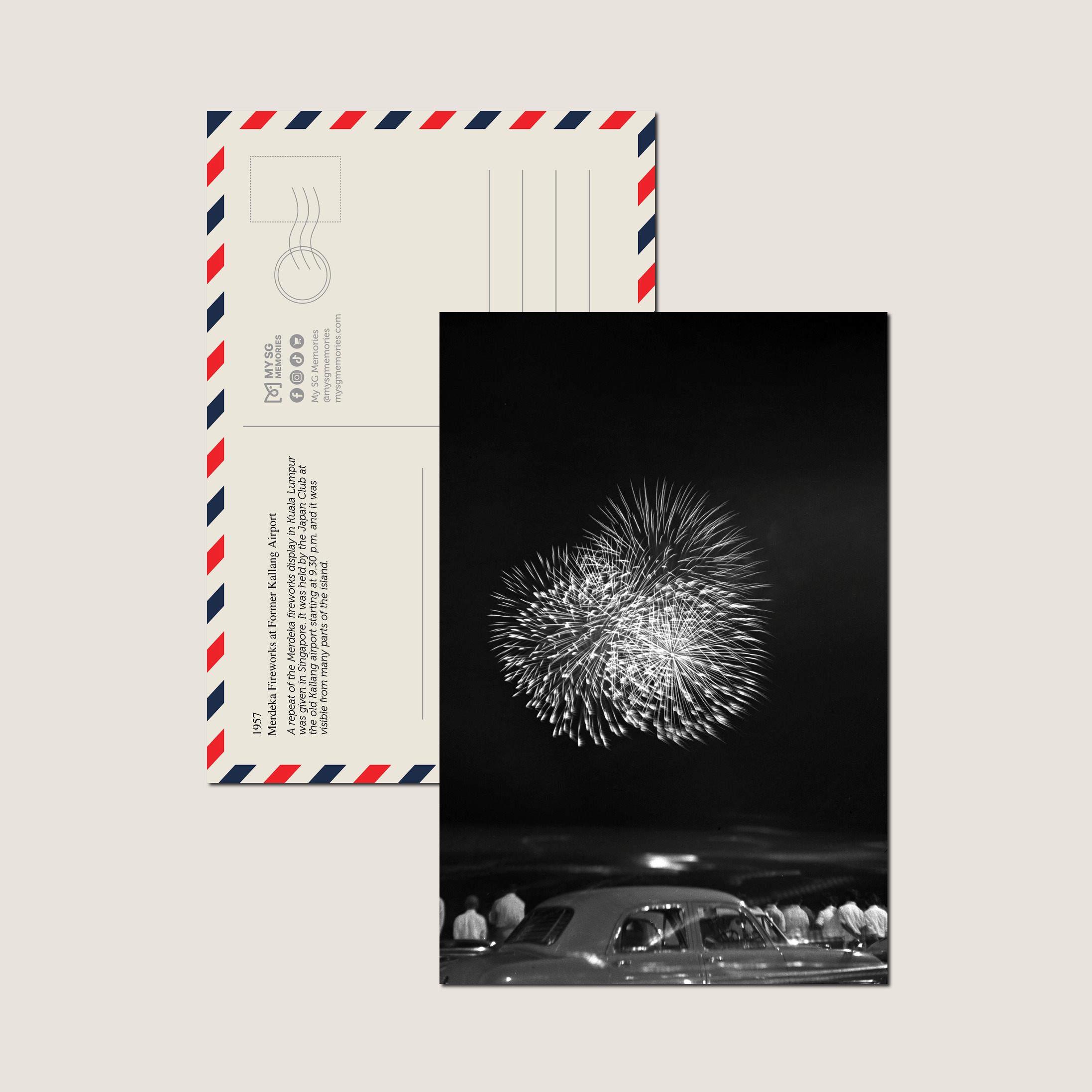 Merdeka Fireworks at Former Kallang Airport 1957-My Sg Memories