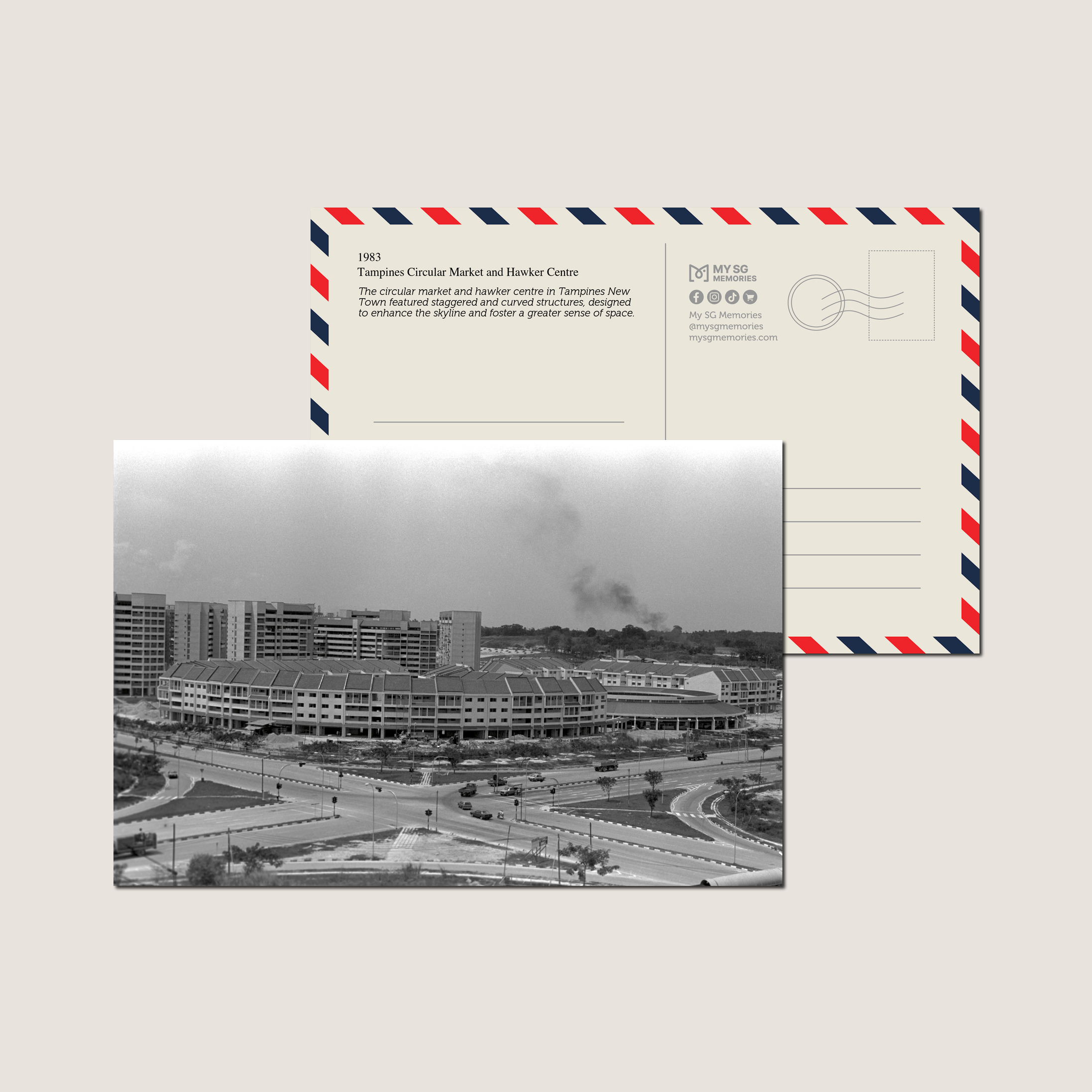 Tampines Circular Market and Hawker Centre 1983-My Sg Memories