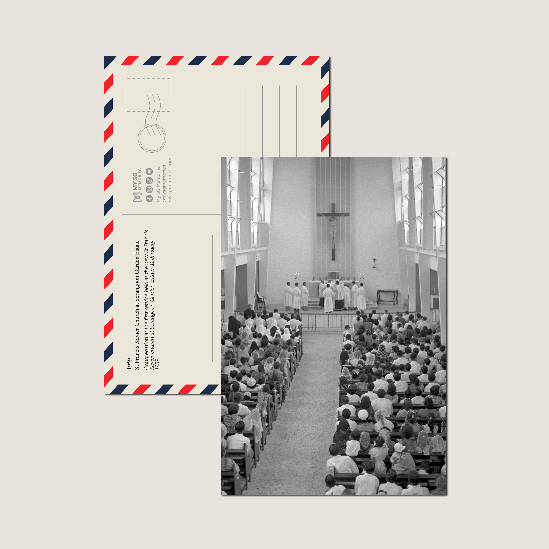 St Francis Xavier Church at Serangoon Garden Estate 1959-My Sg Memories