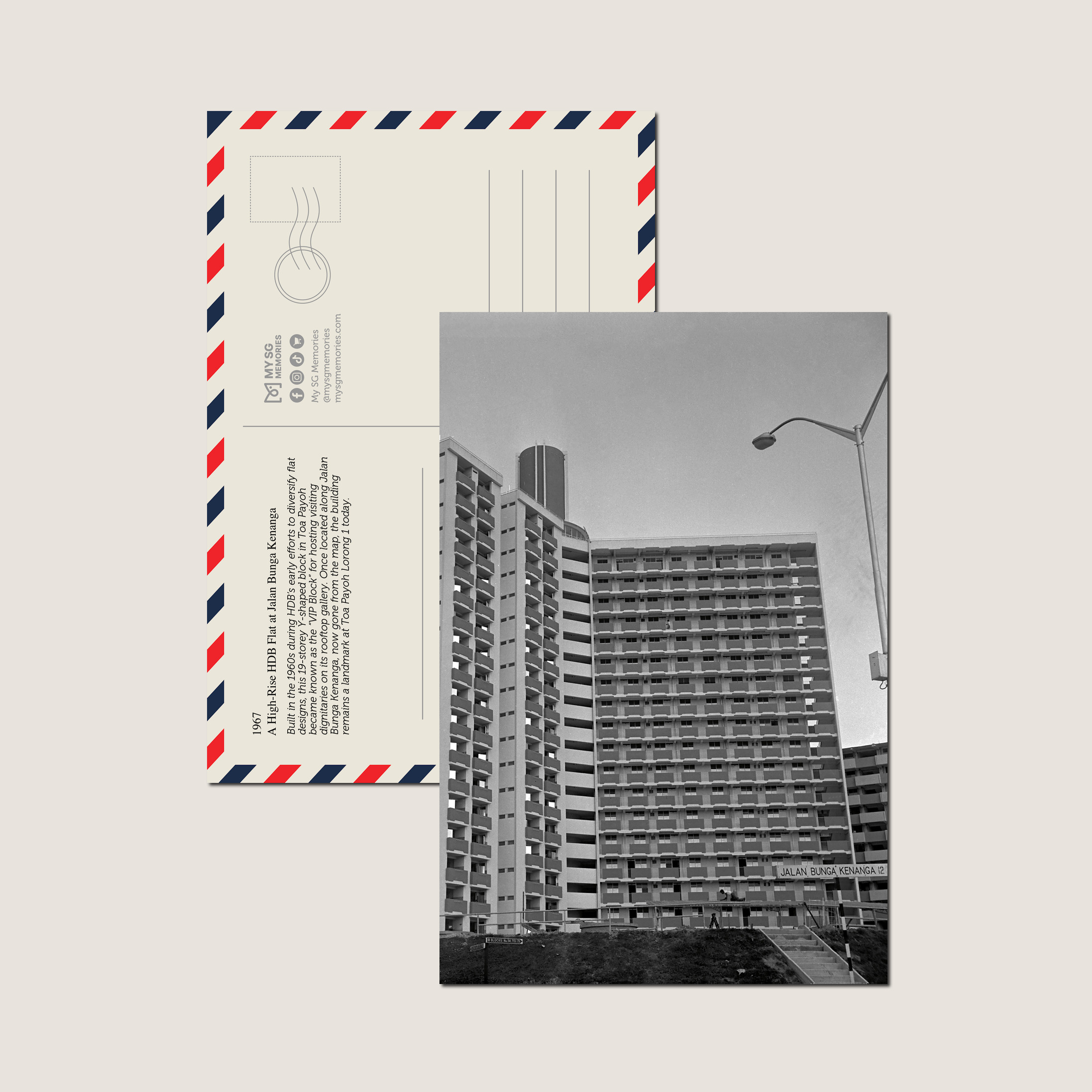 A High-Rise HDB Flat at Jalan Bunga Kenanga 1967-My Sg Memories