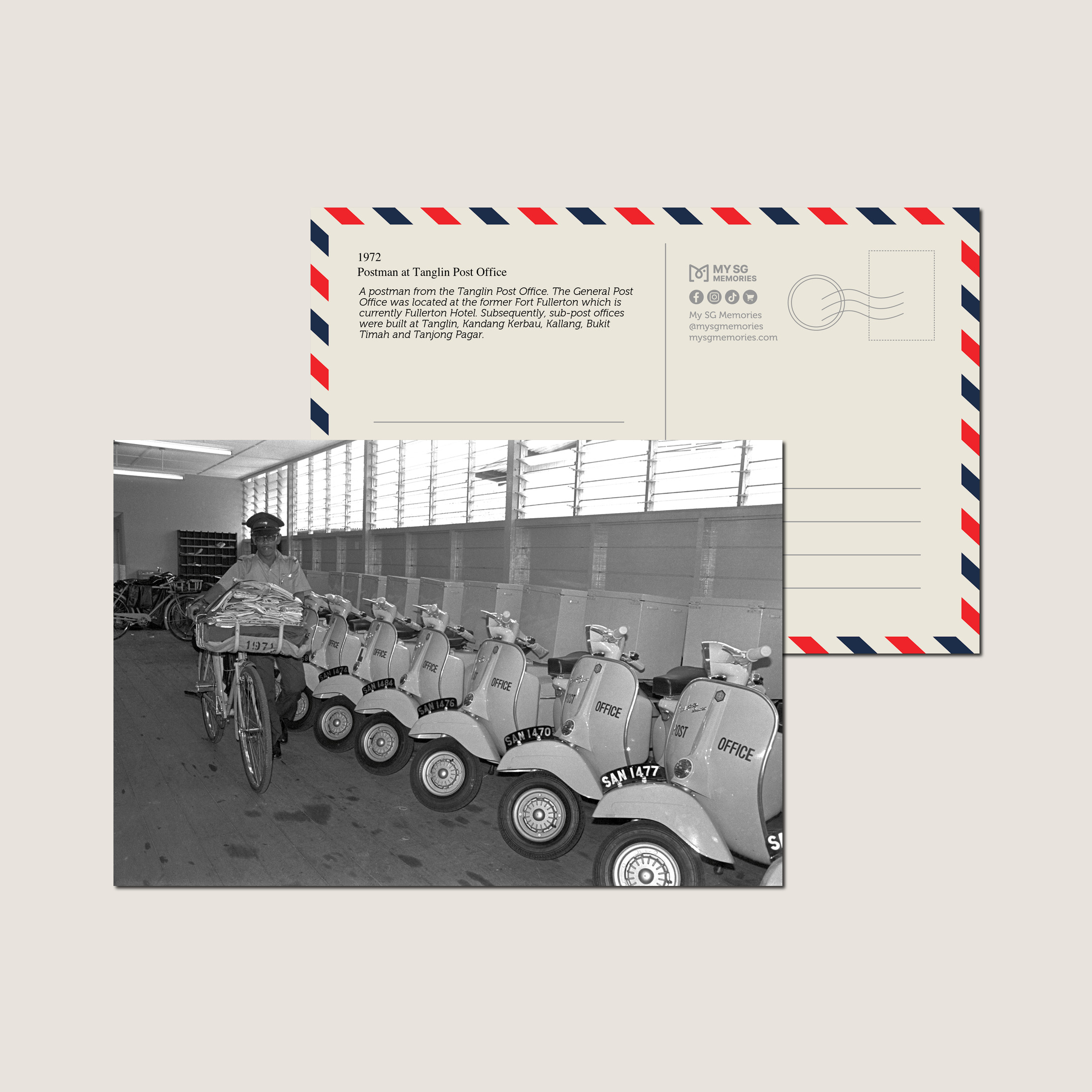 Postman at Tanglin Post Office 1972-My Sg Memories