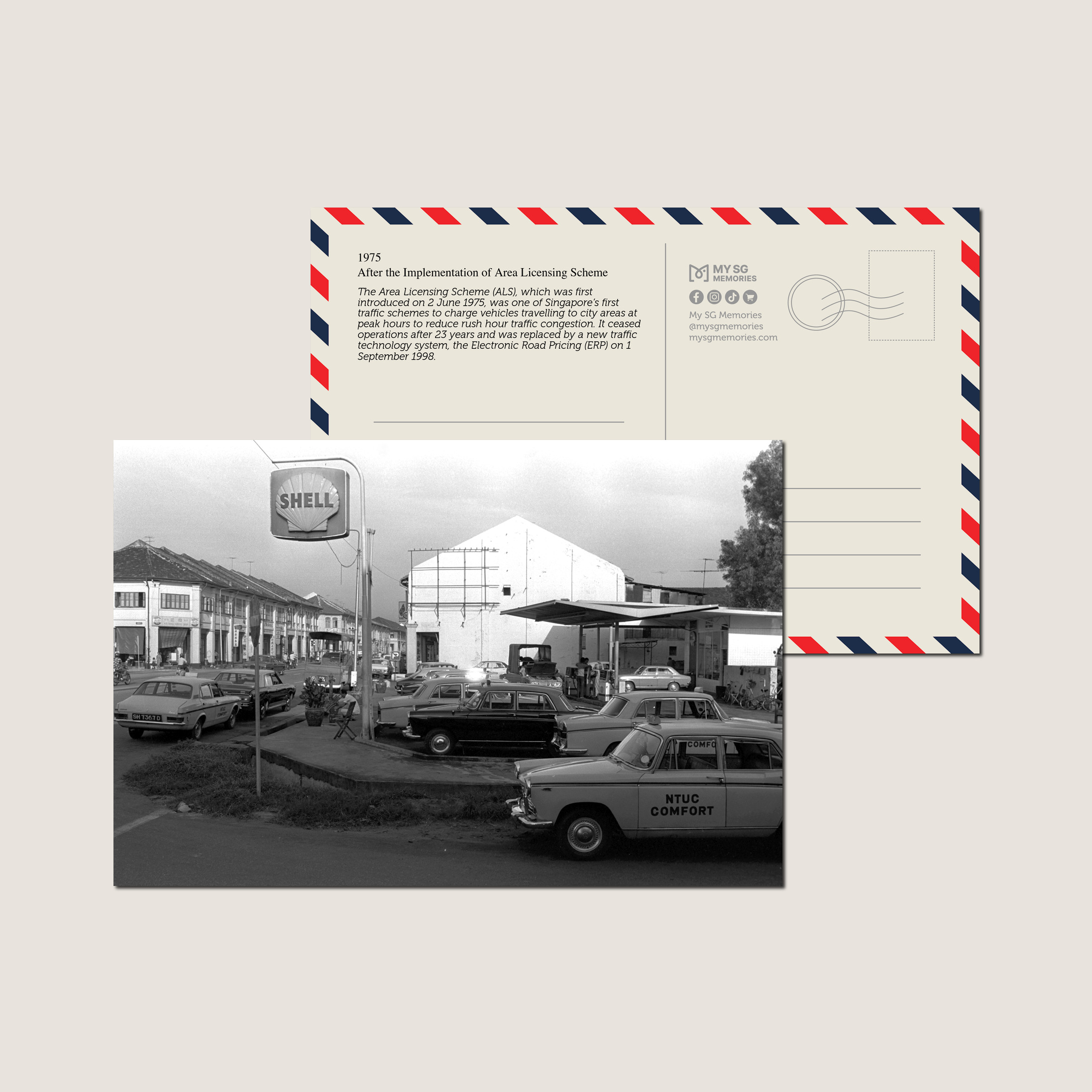 After the Implementation of Area Licensing Scheme 1975-My Sg Memories