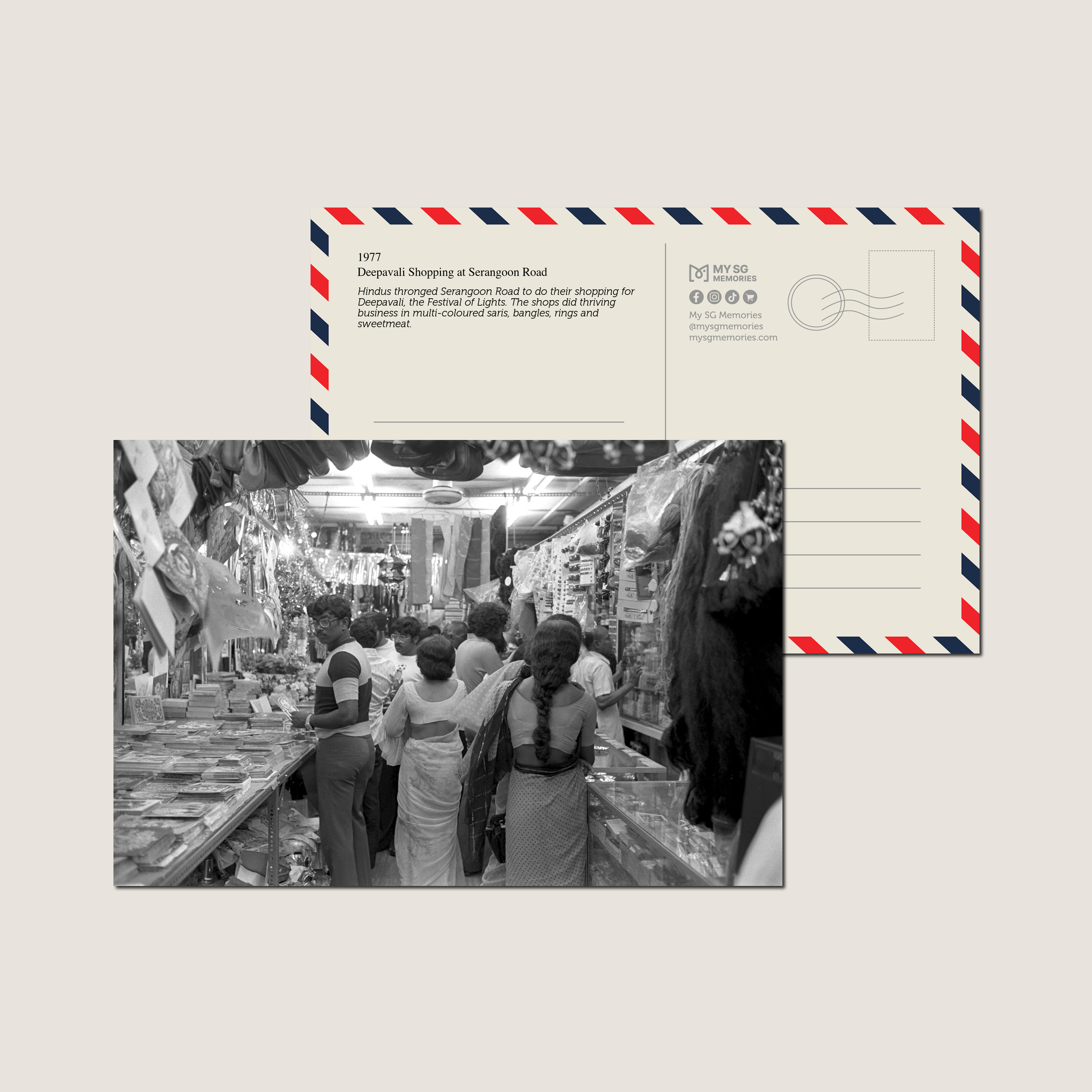 Deepavali Shopping at Serangoon Road 1977-My Sg Memories