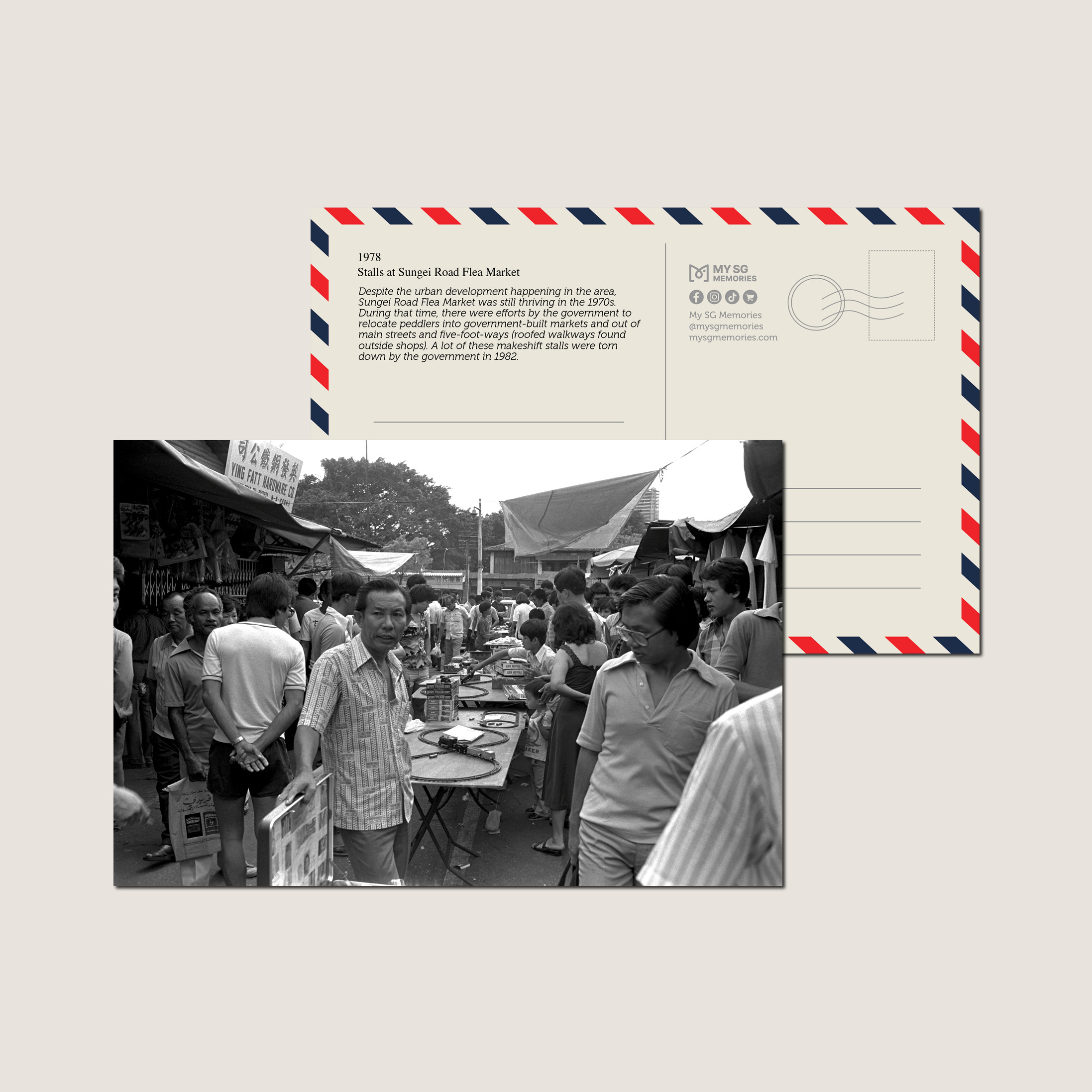 Stalls at Sungei Road Flea Market 1978-My Sg Memories