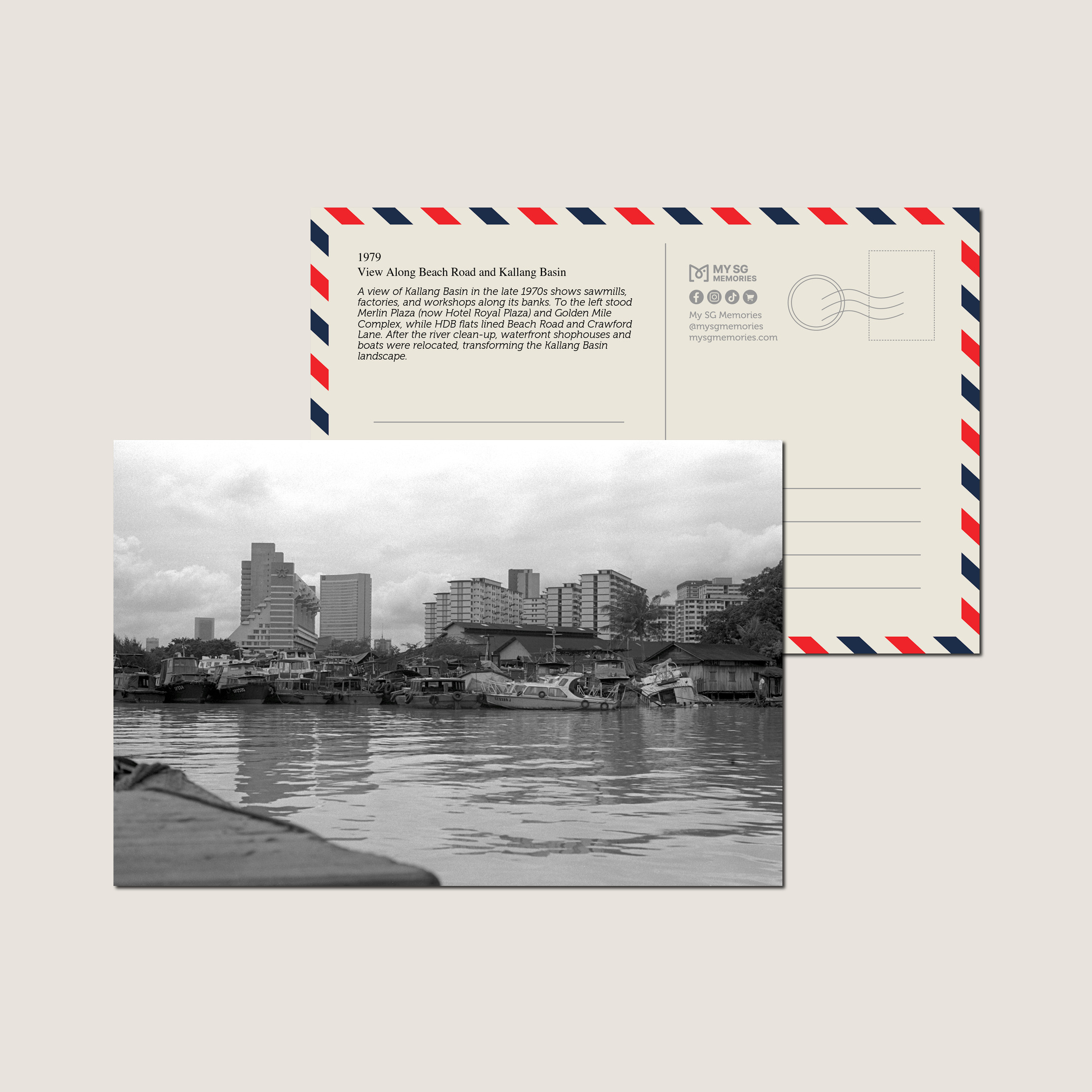 View Along Beach Road and Kallang Basin 1979-My Sg Memories