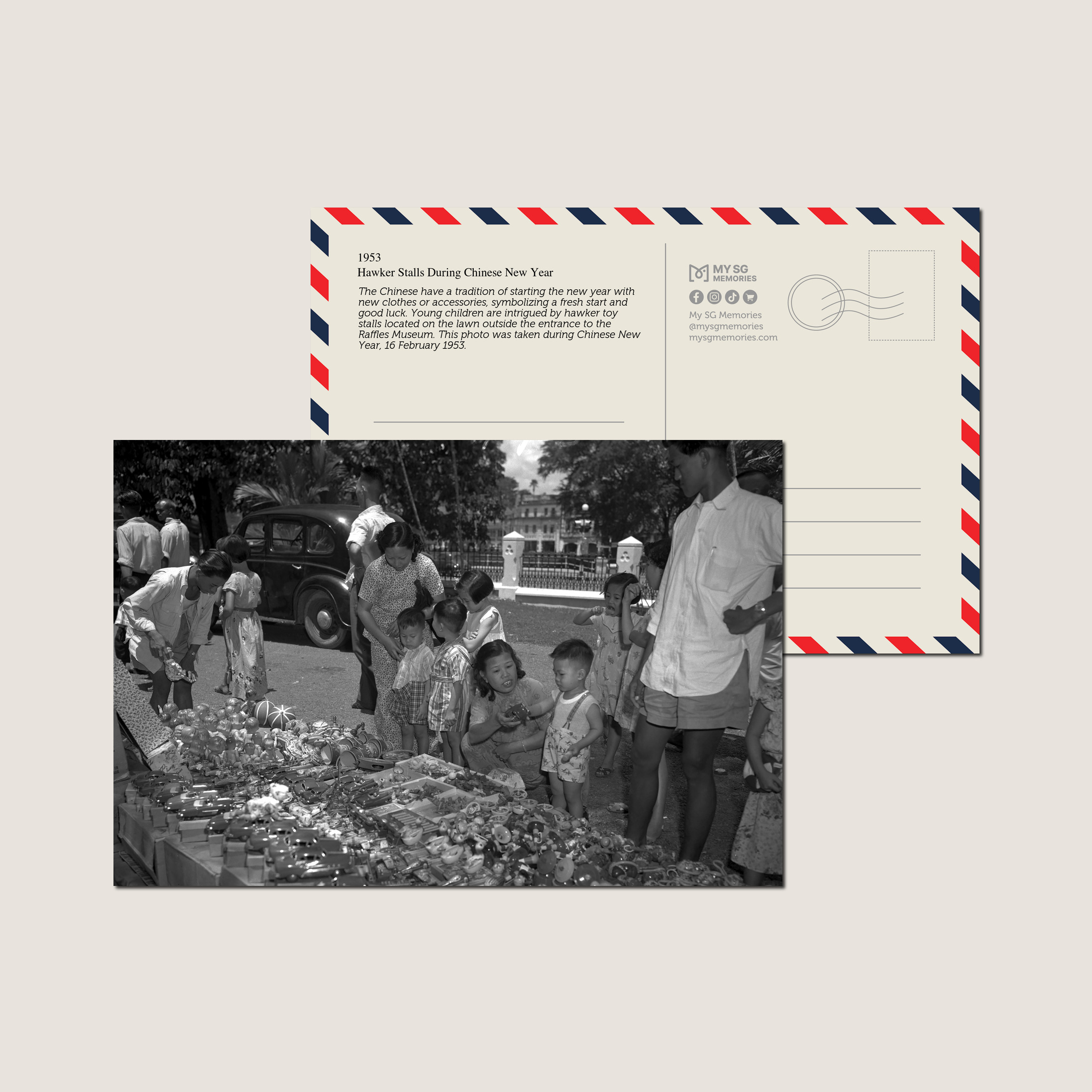 Hawker Stalls During Chinese New Year 1953-My Sg Memories