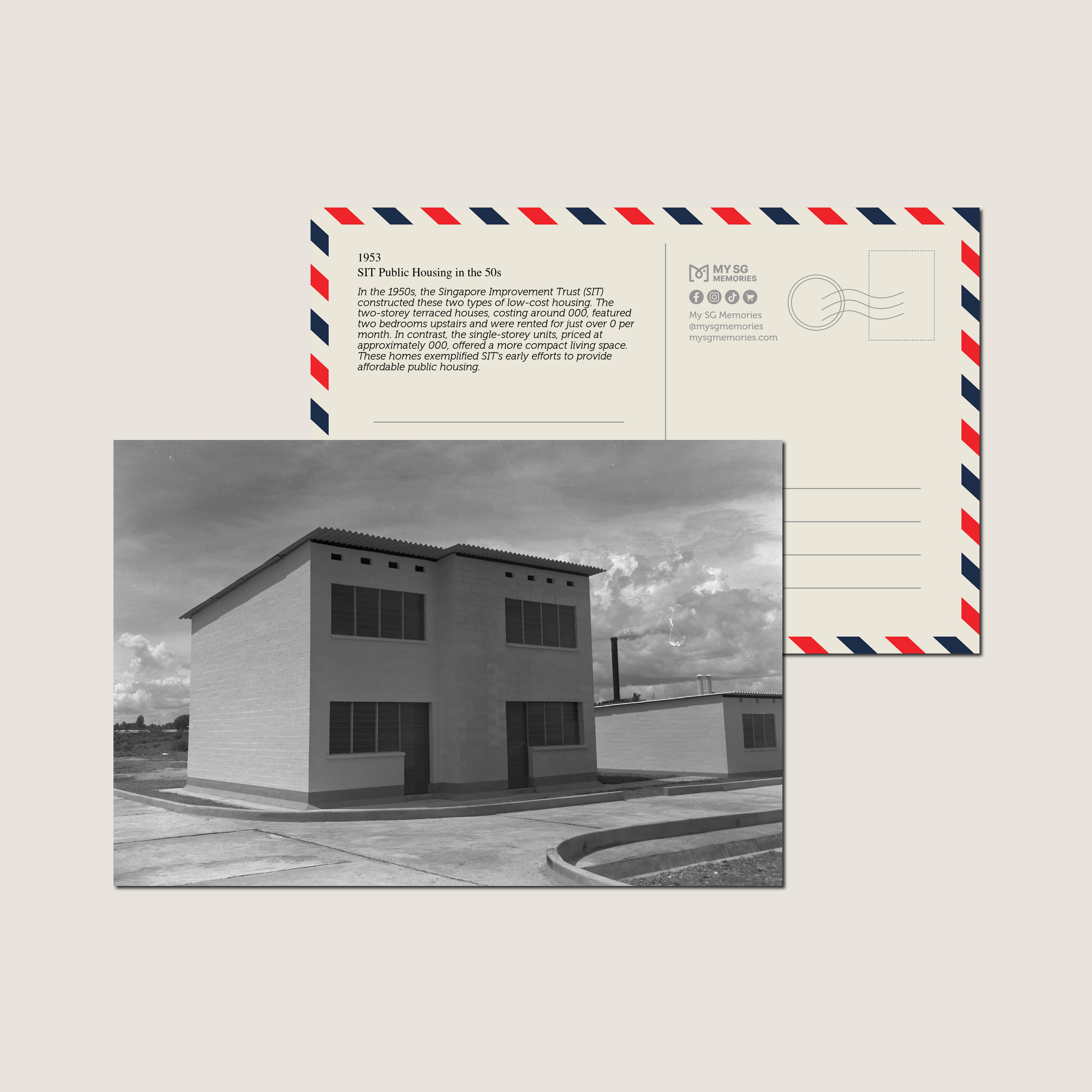 SIT Public Housing in the 50s 1953-My Sg Memories
