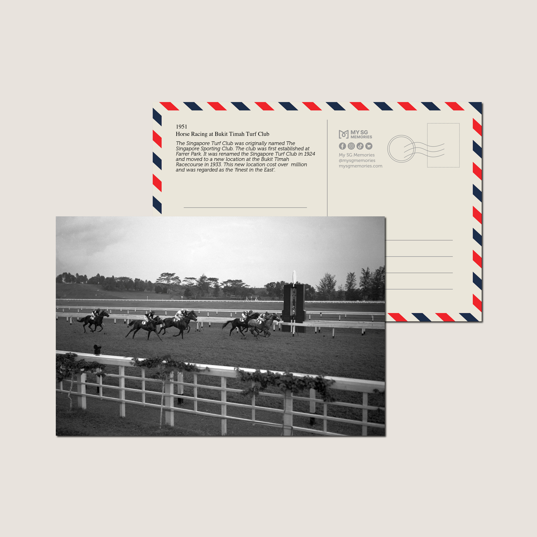 Horse Racing at Bukit Timah Turf Club 1951-My Sg Memories