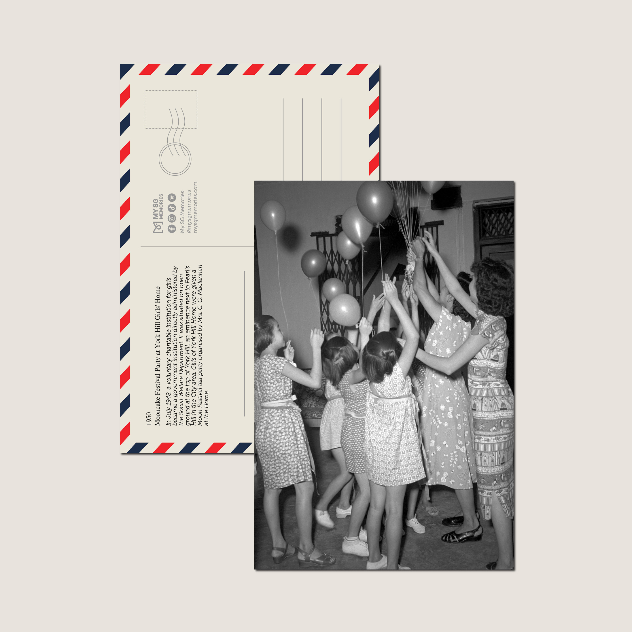Mooncake Festival Party at York Hill Girls' Home 1950-My Sg Memories