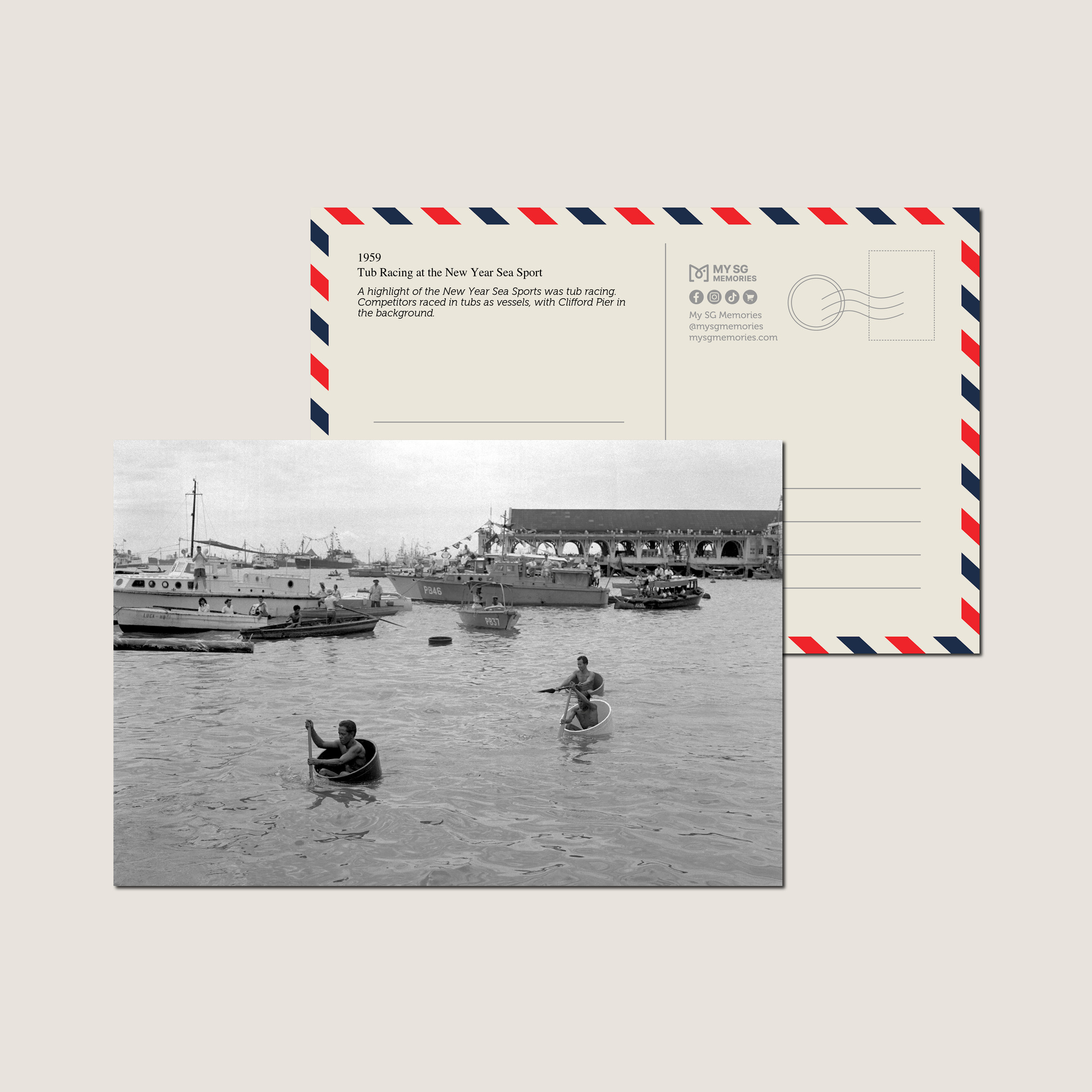 Tub Racing at the New Year Sea Sport 1959-My Sg Memories