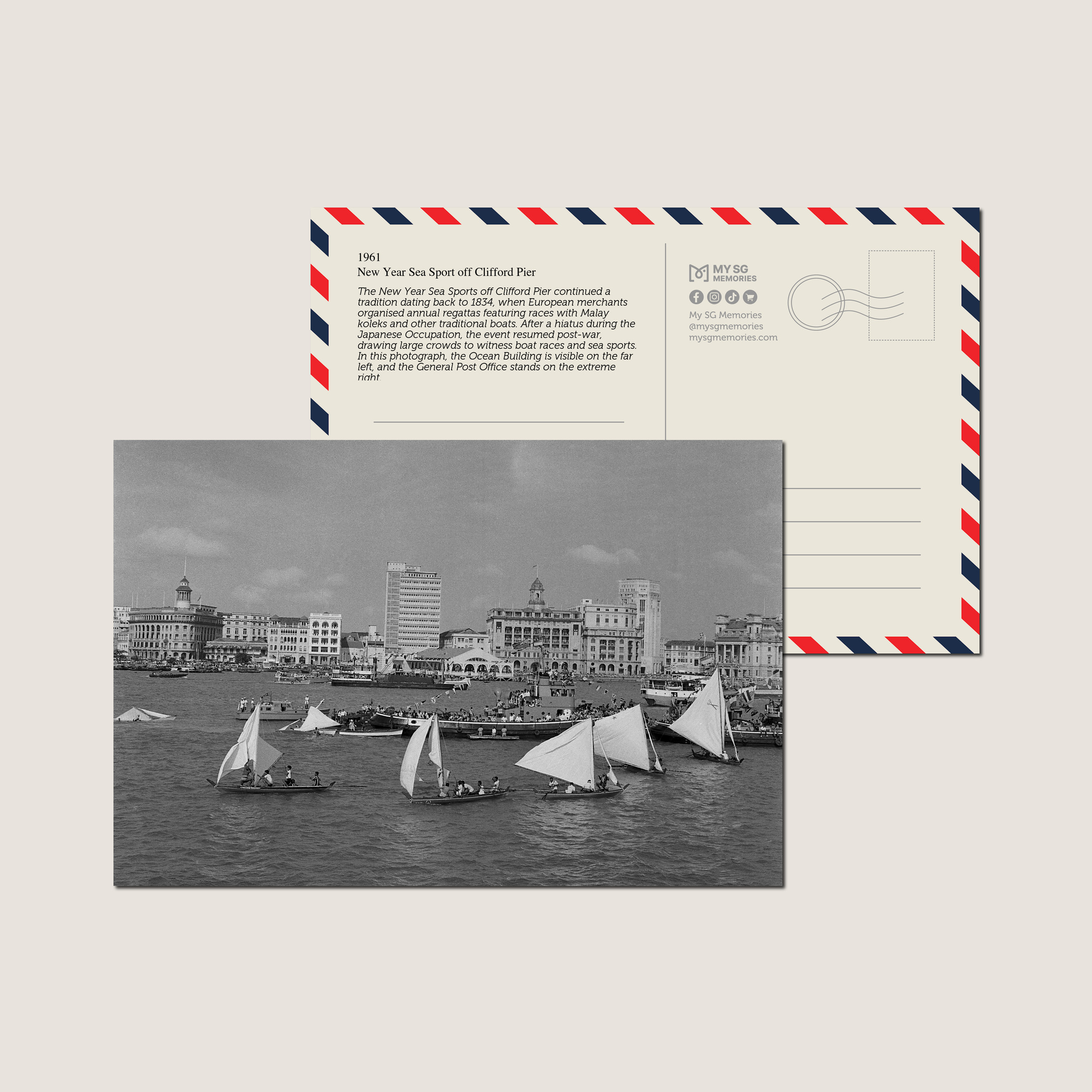 New Year Sea Sport off Clifford Pier 1961-My Sg Memories