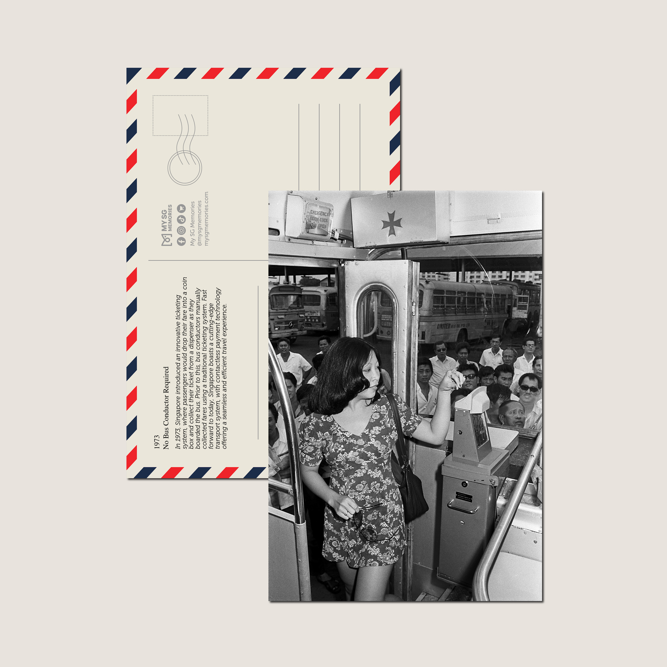 No Bus Conductor Required 1973-My Sg Memories