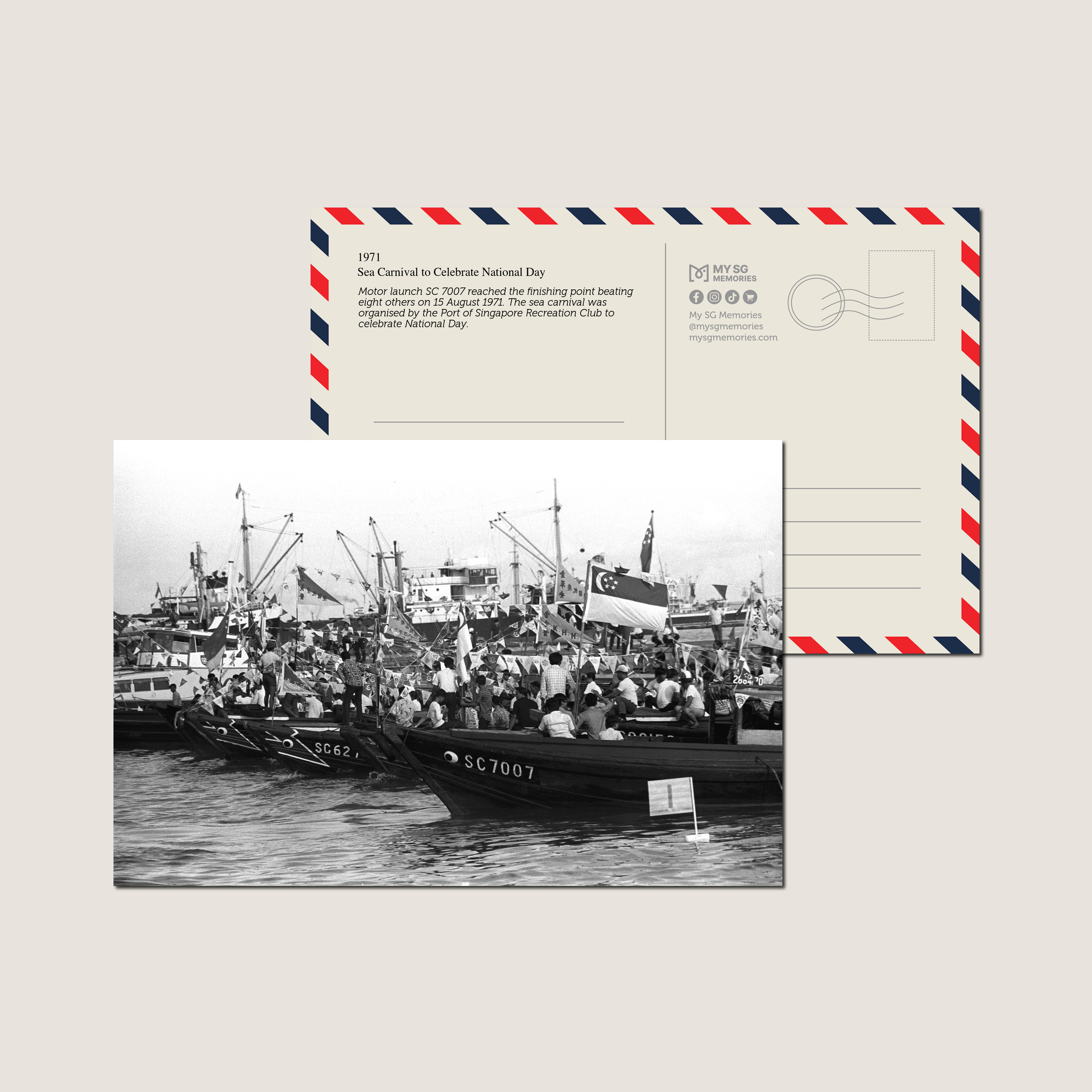 Sea Carnival to Celebrate National Day 1971-My Sg Memories