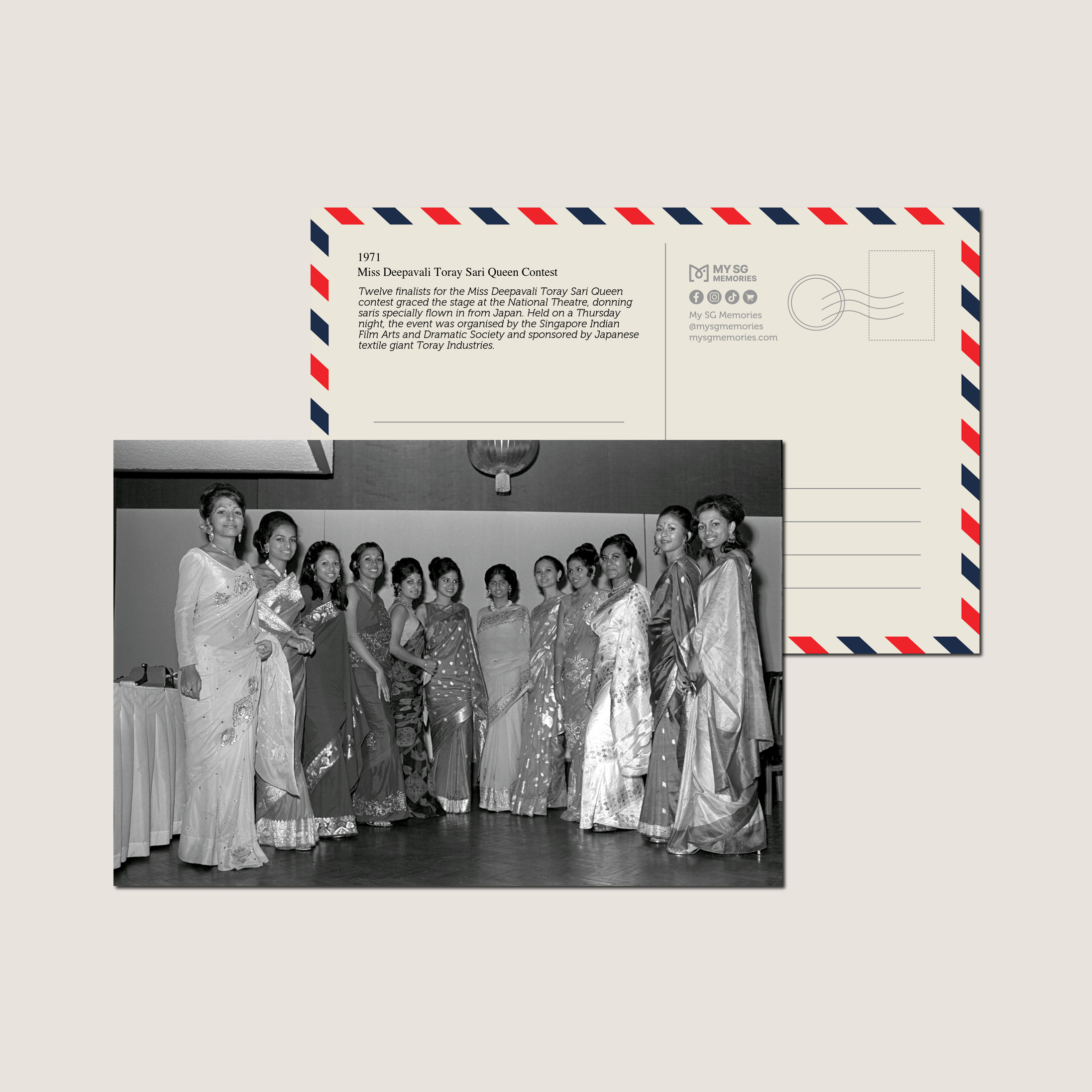 Miss Deepavali Toray Sari Queen Contest 1971-My Sg Memories