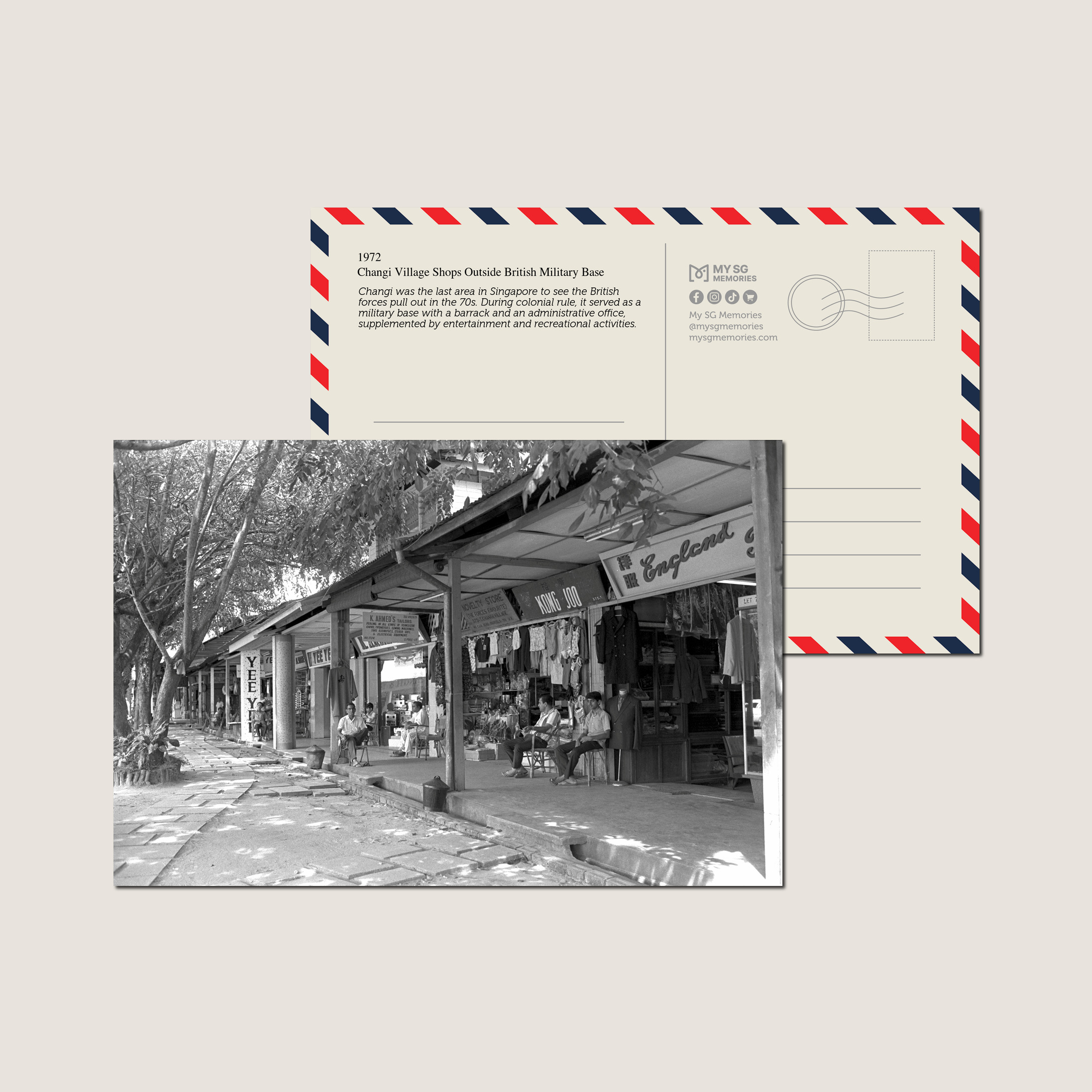Changi Village Shops Outside British Military Base 1972-My Sg Memories