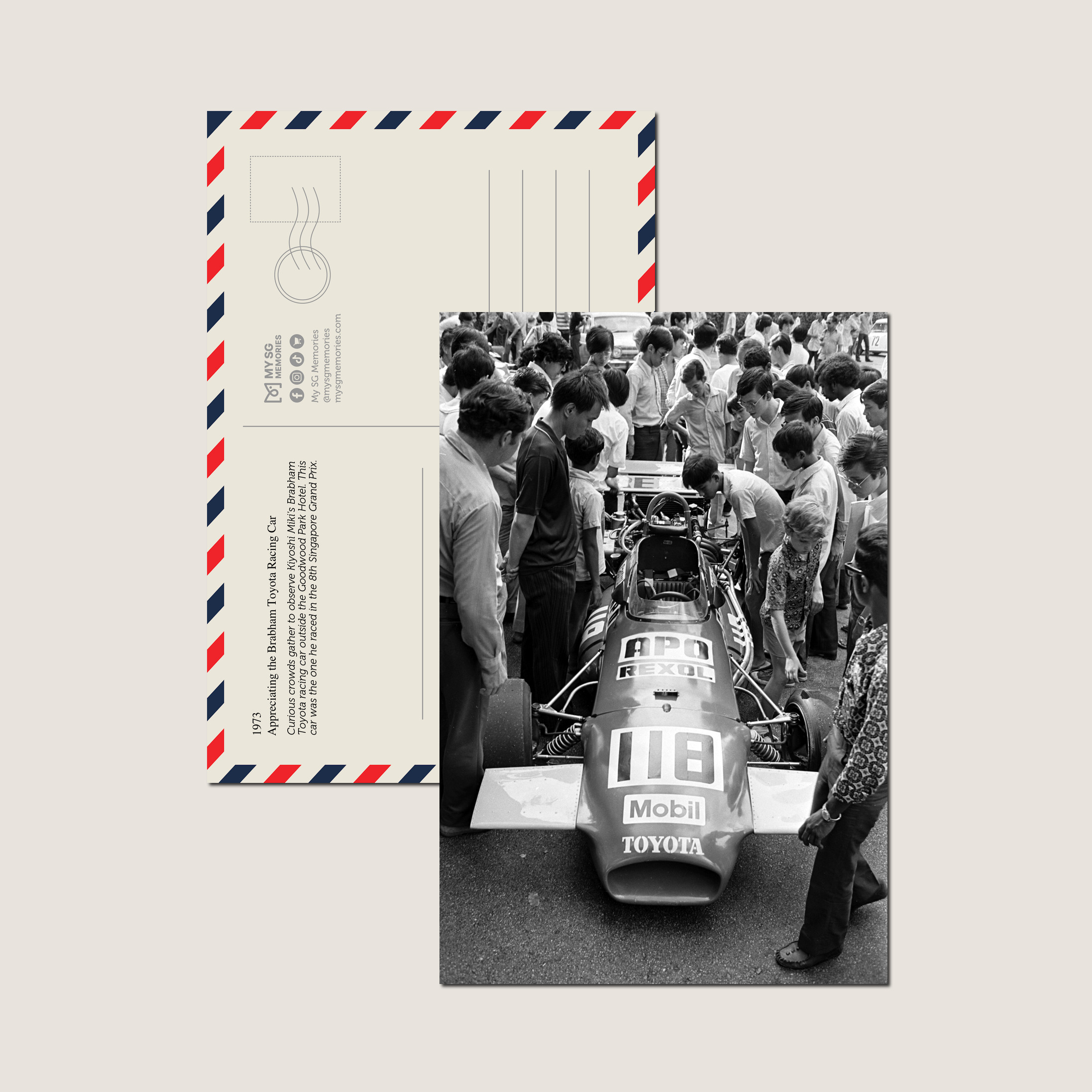 Appreciating the Brabham Toyota Racing Car 1973-My Sg Memories