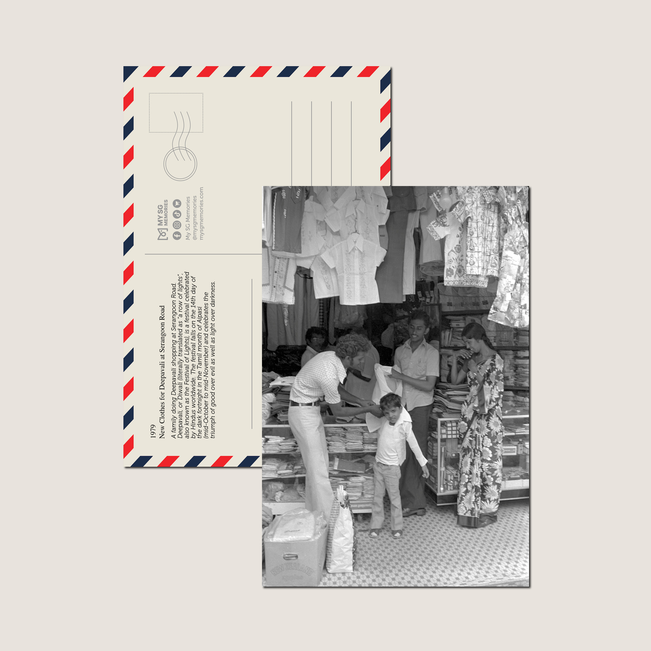 New Clothes for Deepavali at Serangoon Road 1979-My Sg Memories