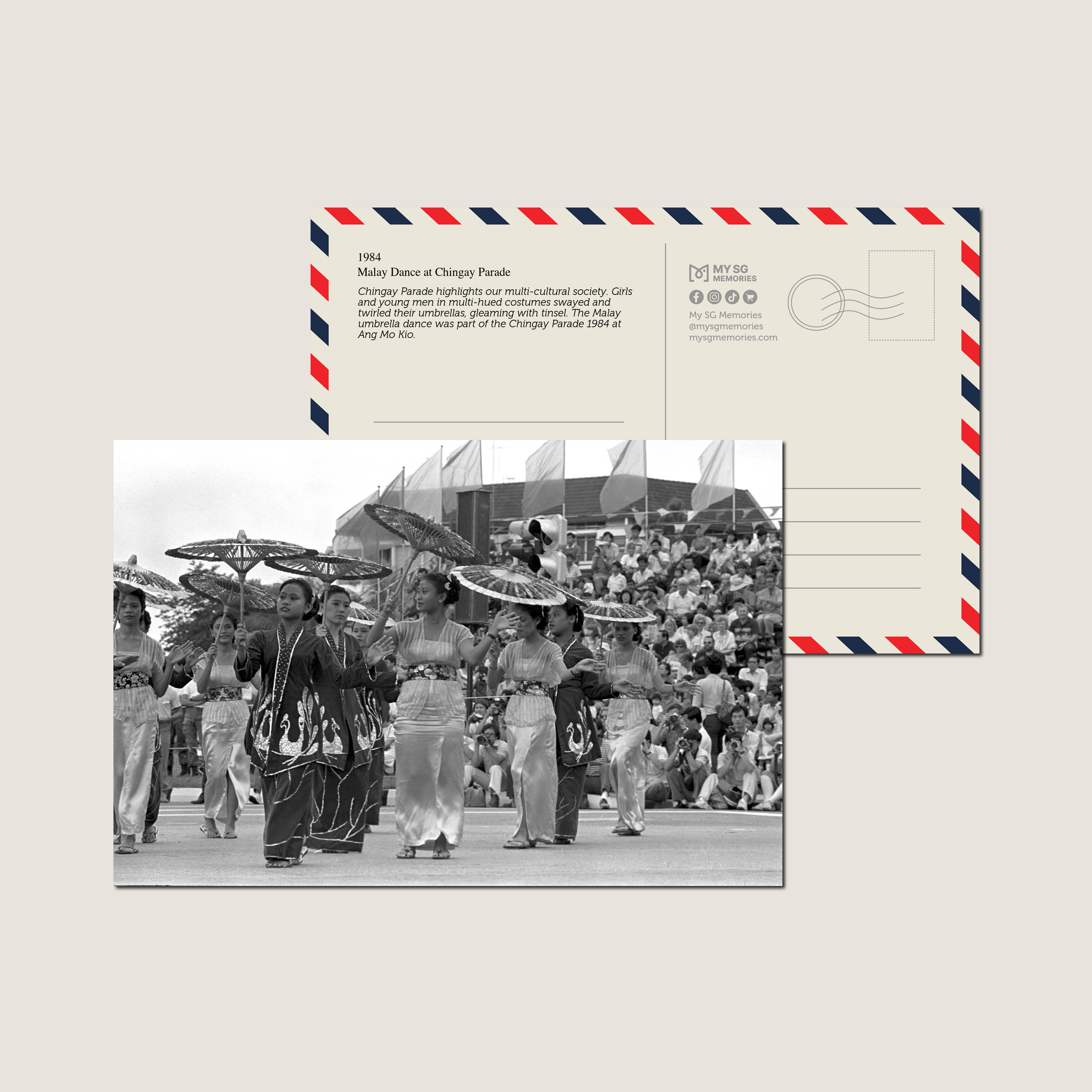Malay Dance at Chingay Parade 1984-My Sg Memories