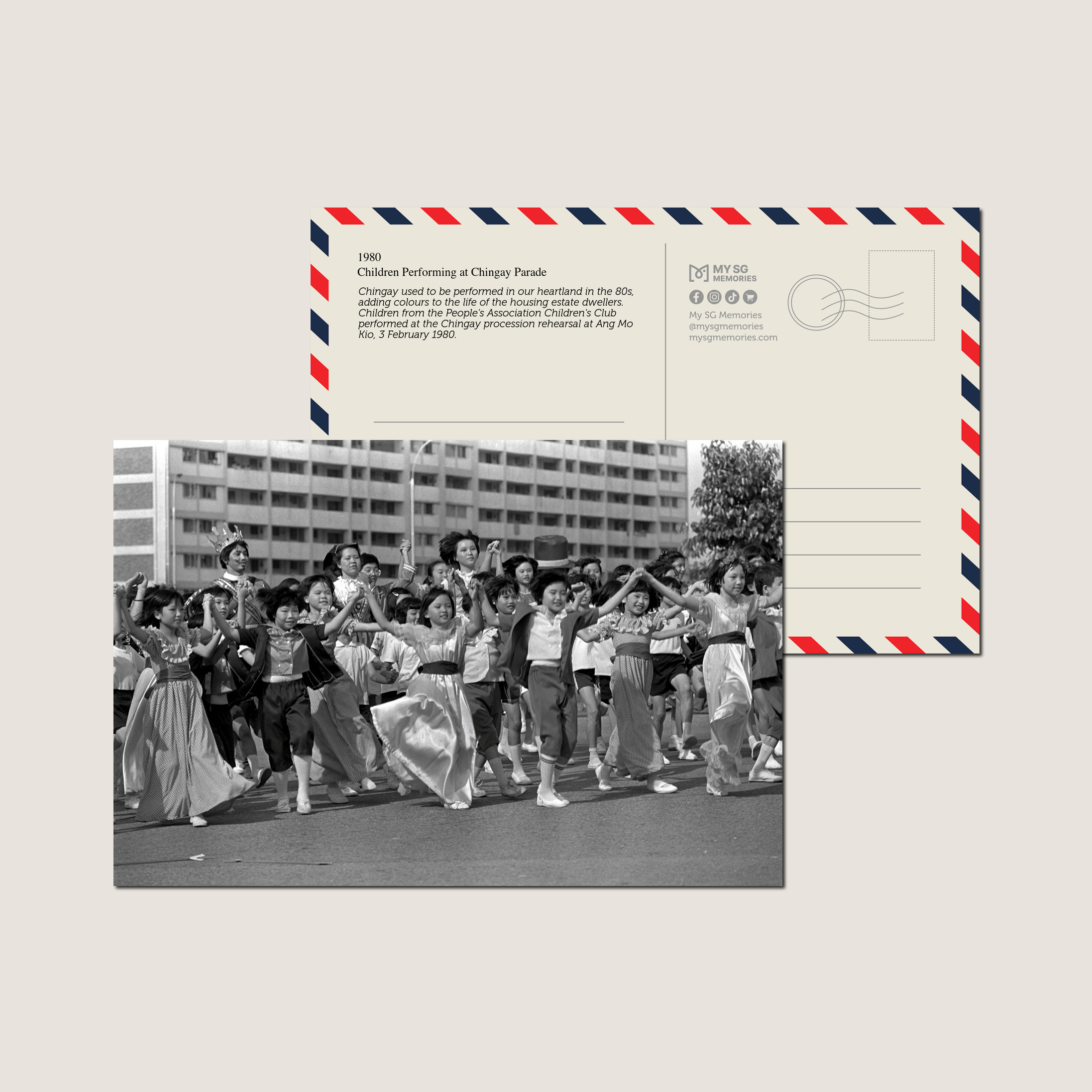 Children Performing at Chingay Parade 1980-My Sg Memories