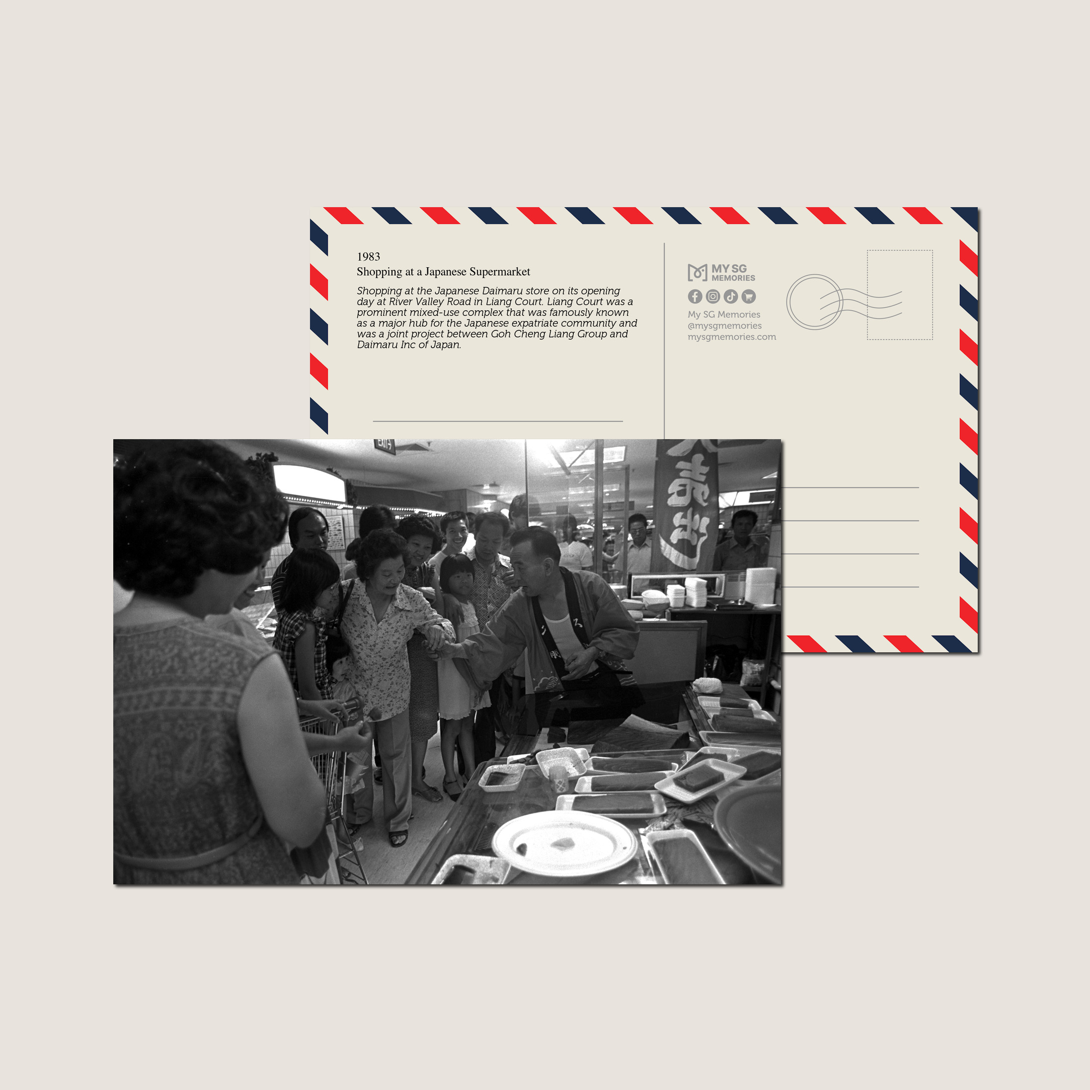 Shopping at a Japanese Supermarket 1983-My Sg Memories
