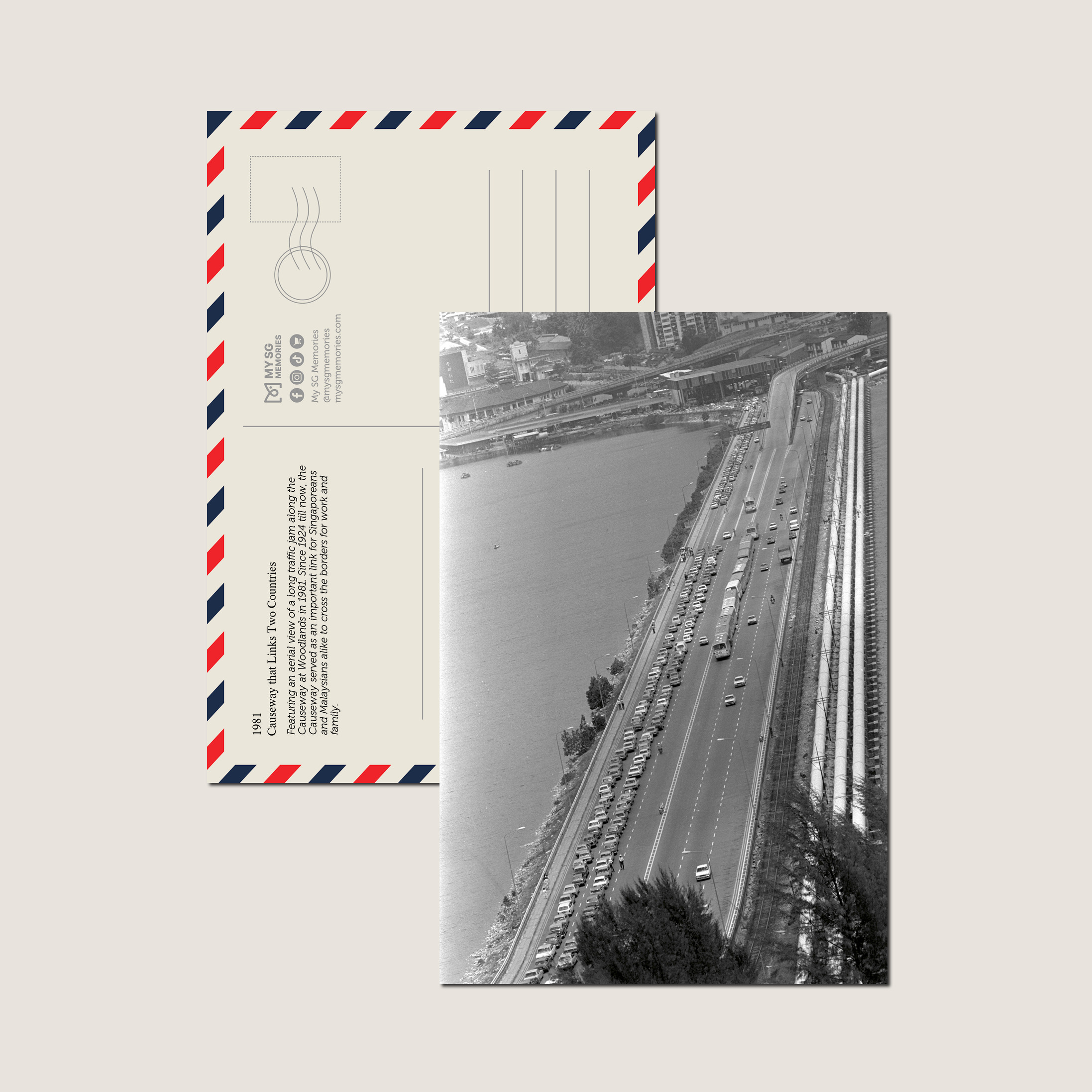 Causeway that Links Two Countries 1981-My Sg Memories