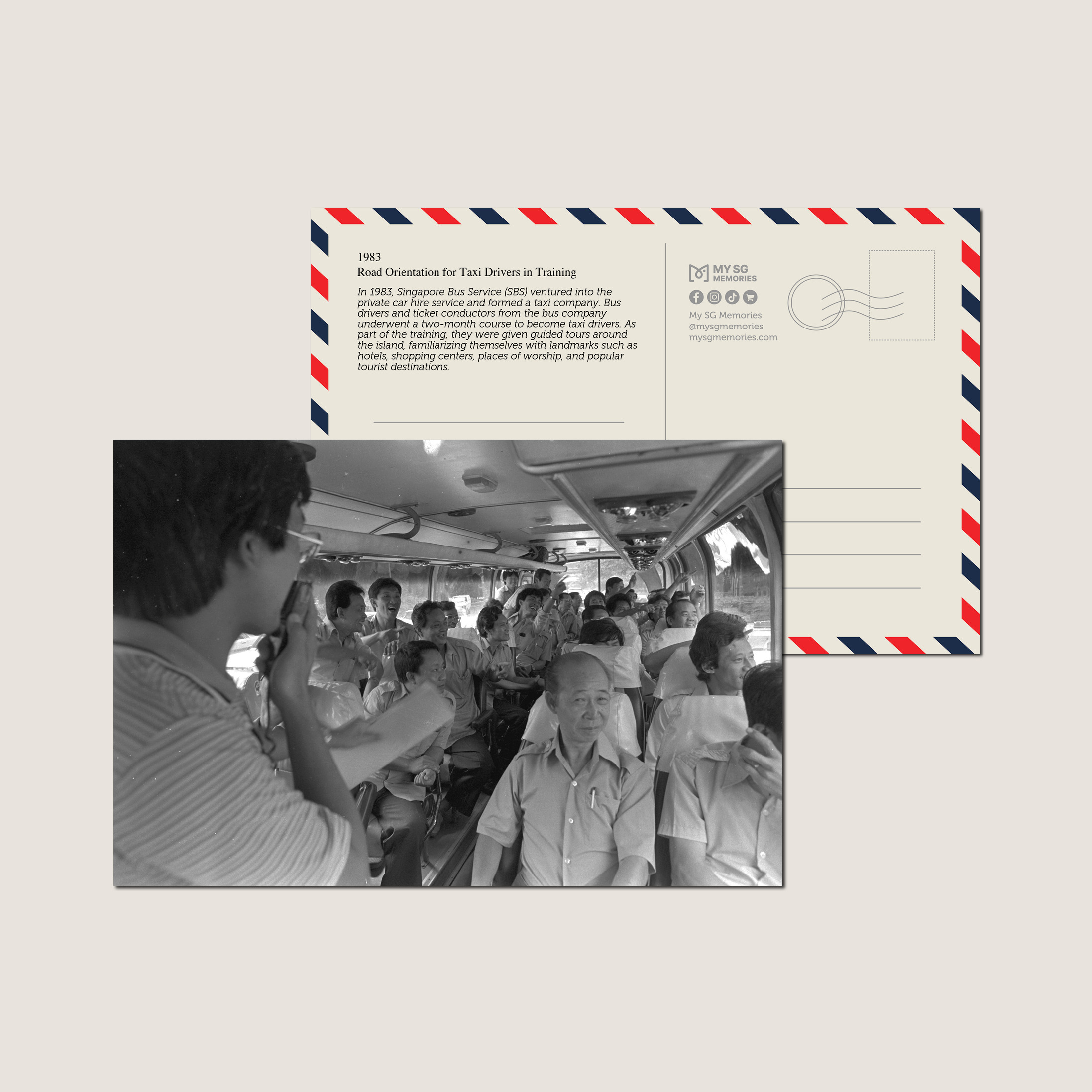 Road Orientation for Taxi Drivers in Training 1983-My Sg Memories