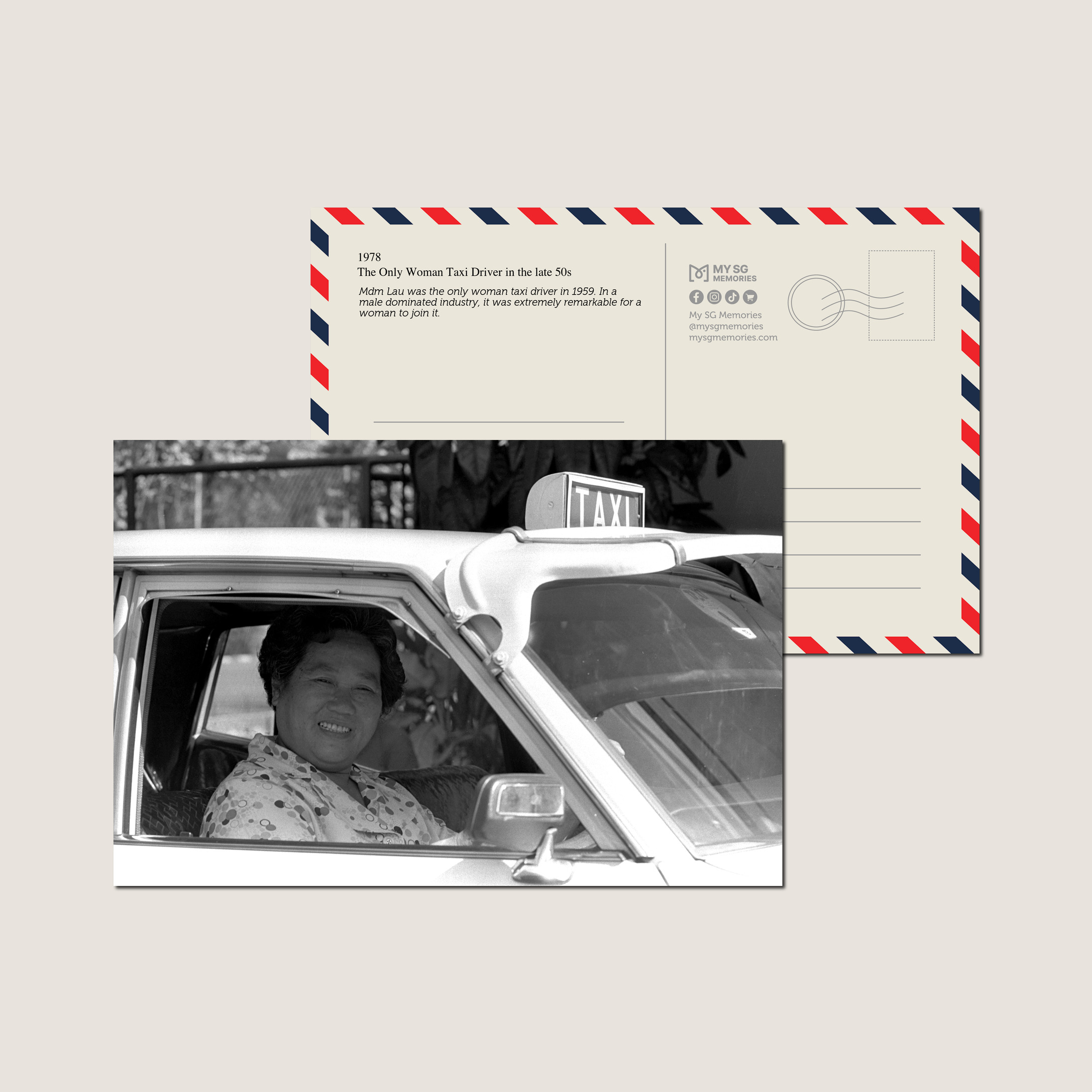 The Only Woman Taxi Driver in the late 50s 1978-My Sg Memories