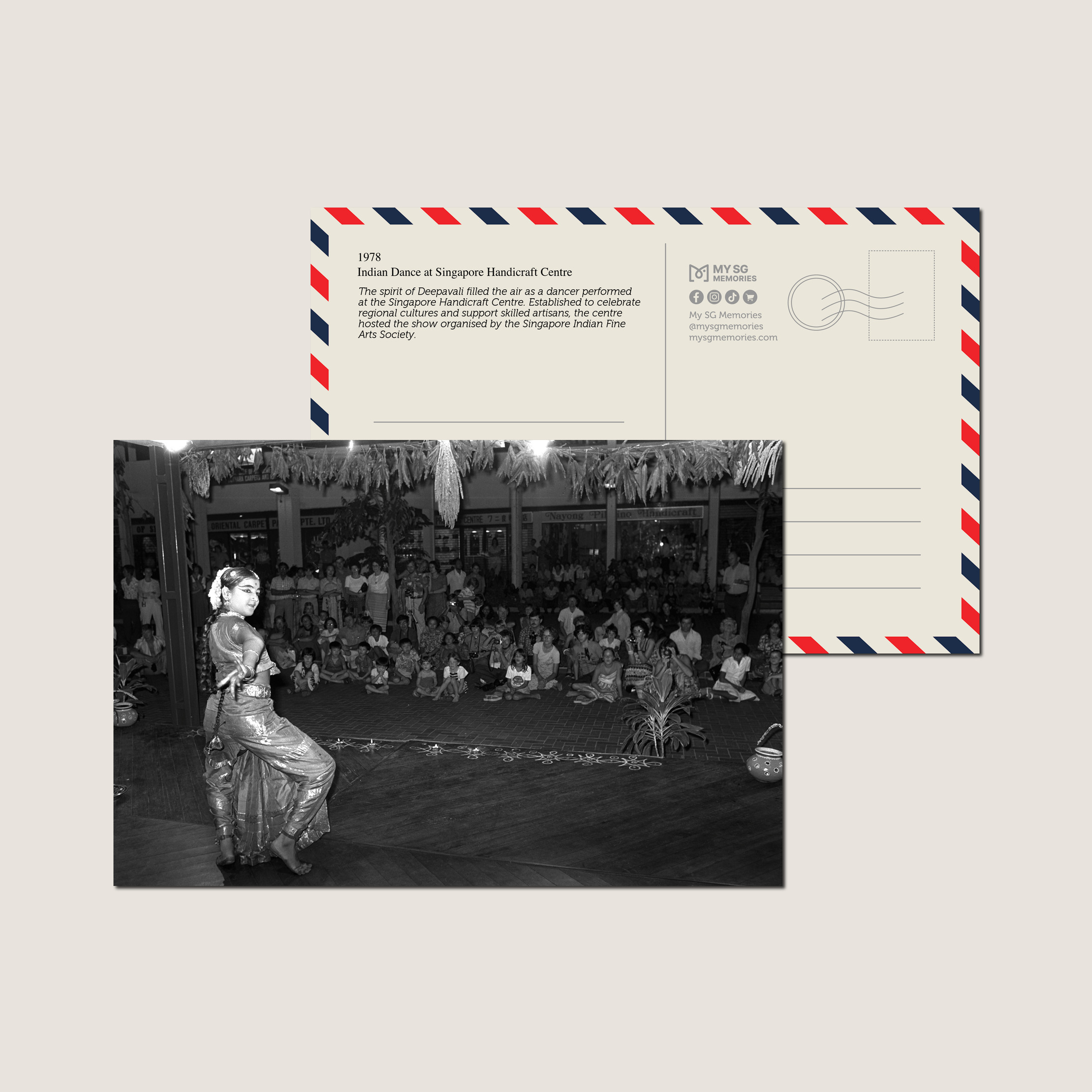 Indian Dance at Singapore Handicraft Centre 1978-My Sg Memories