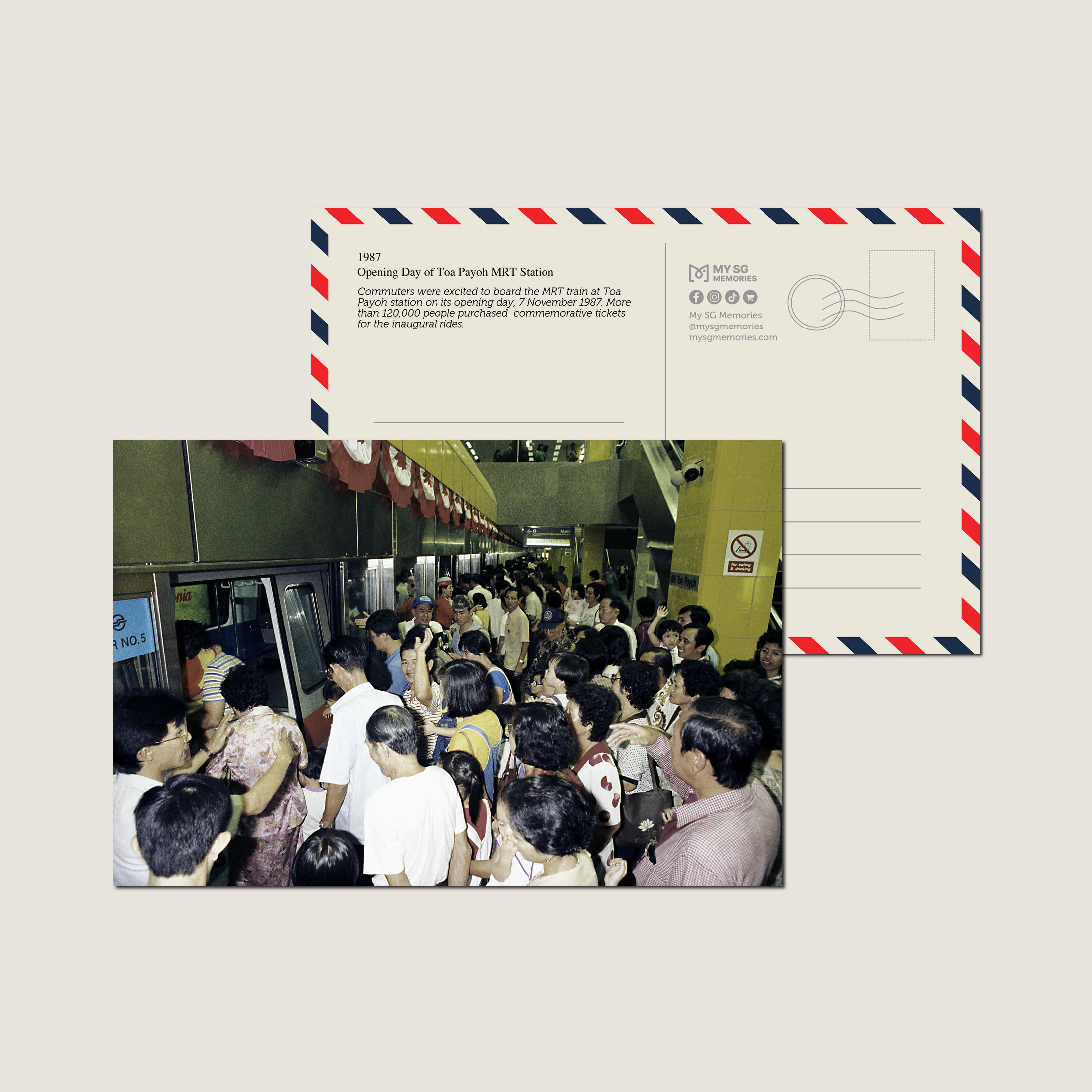 Opening Day of Toa Payoh MRT Station 1987-My Sg Memories