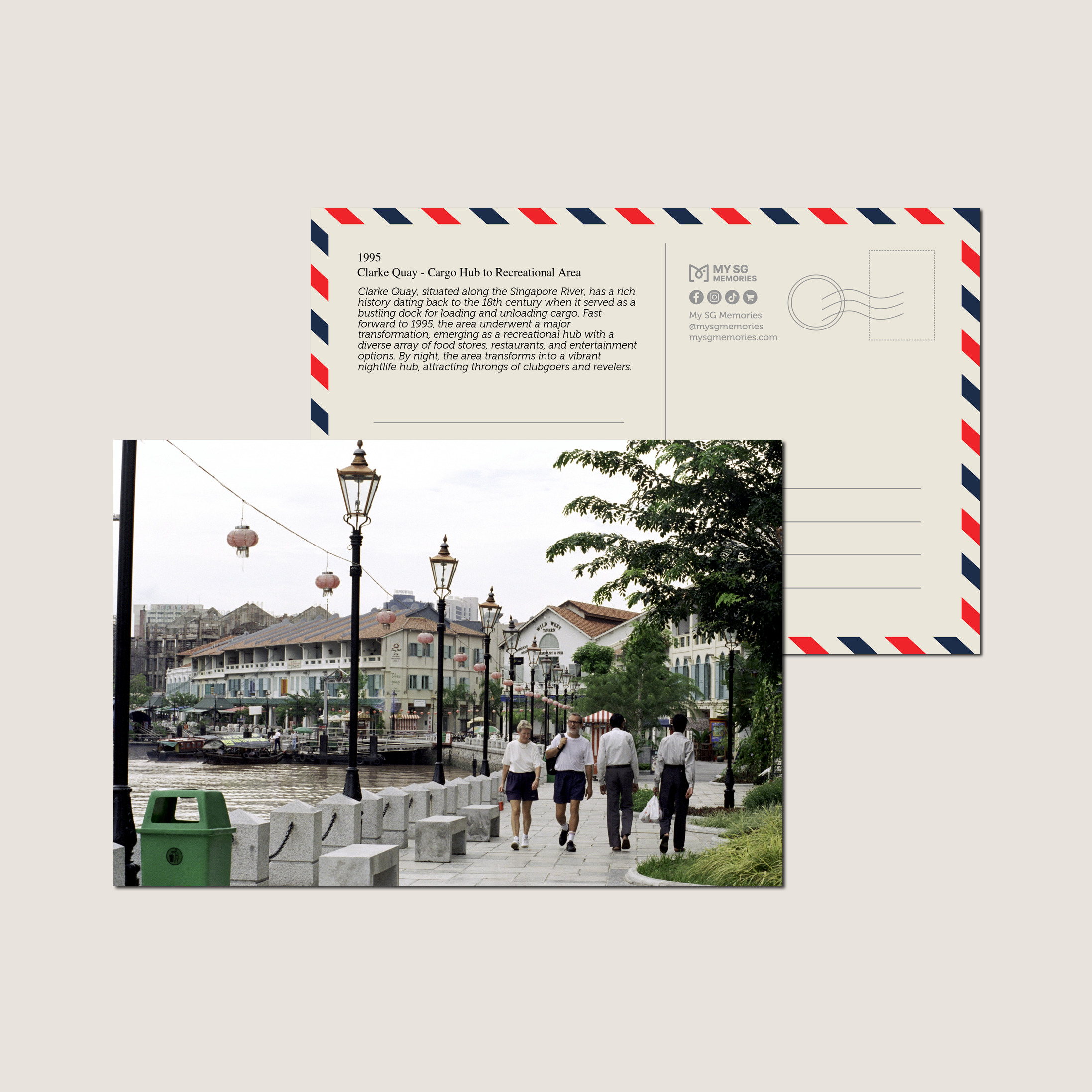 Clarke Quay - Cargo Hub to Recreational Area 1995-My Sg Memories