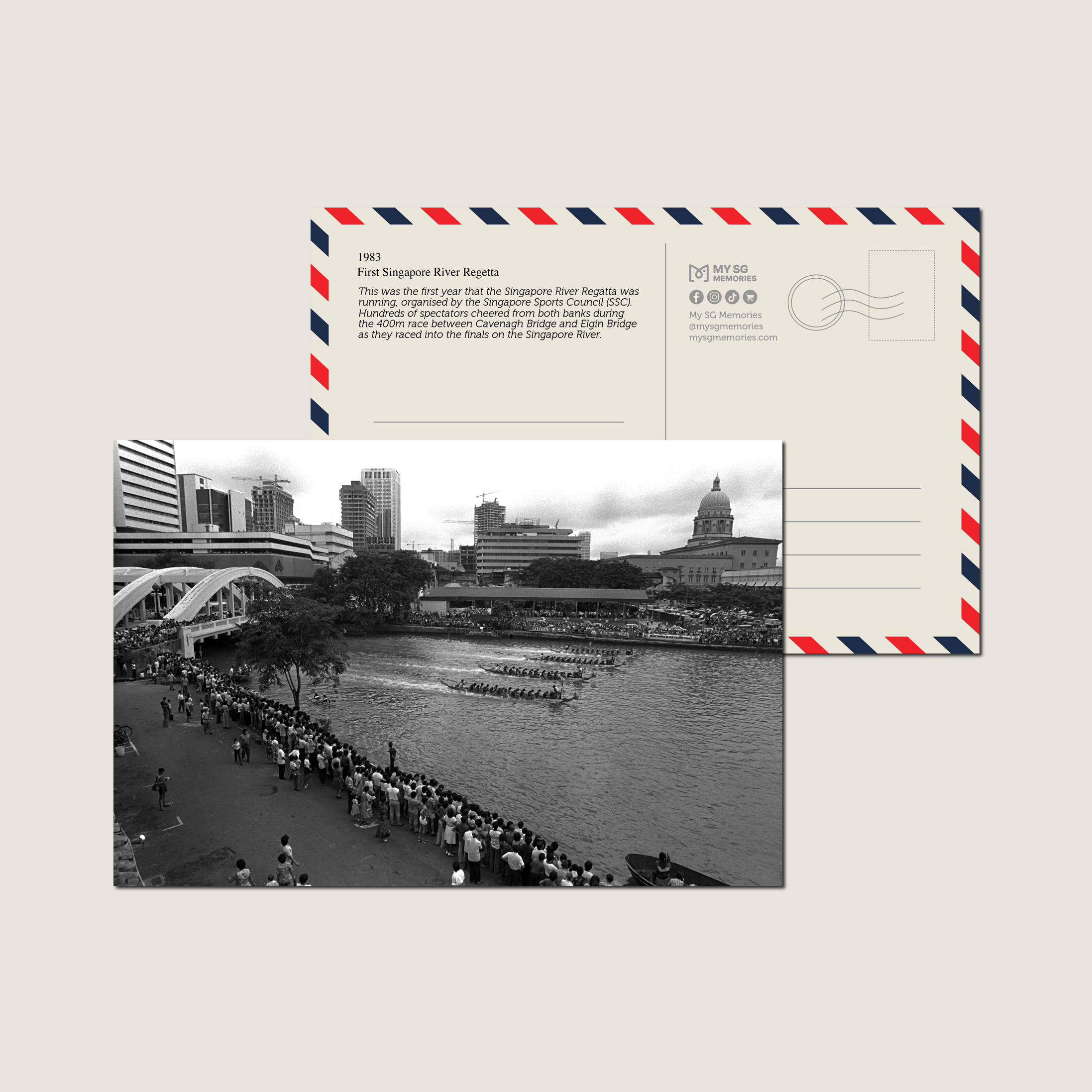 First Singapore River Regetta 1983-My Sg Memories