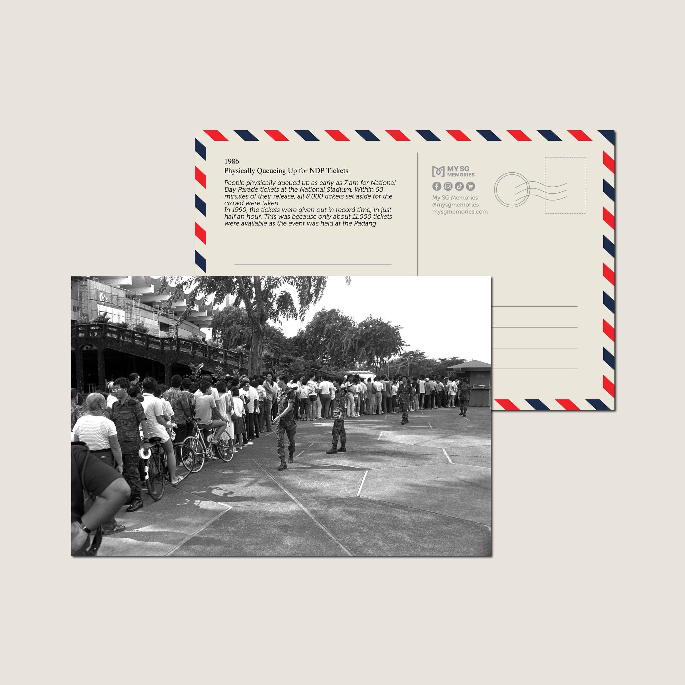 Physically Queueing Up for NDP Tickets 1986-My Sg Memories