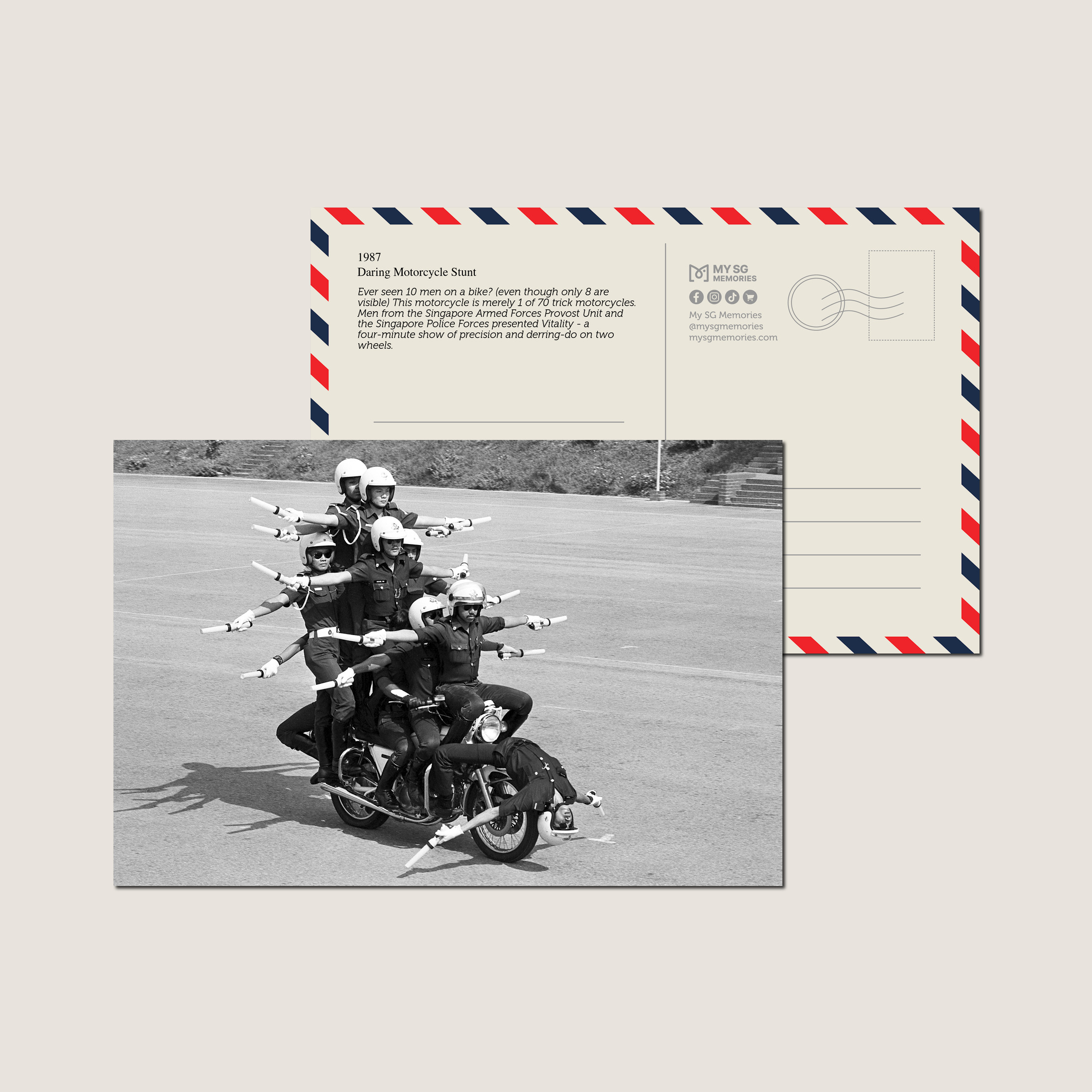 Daring Motorcycle Stunt 1987-My Sg Memories