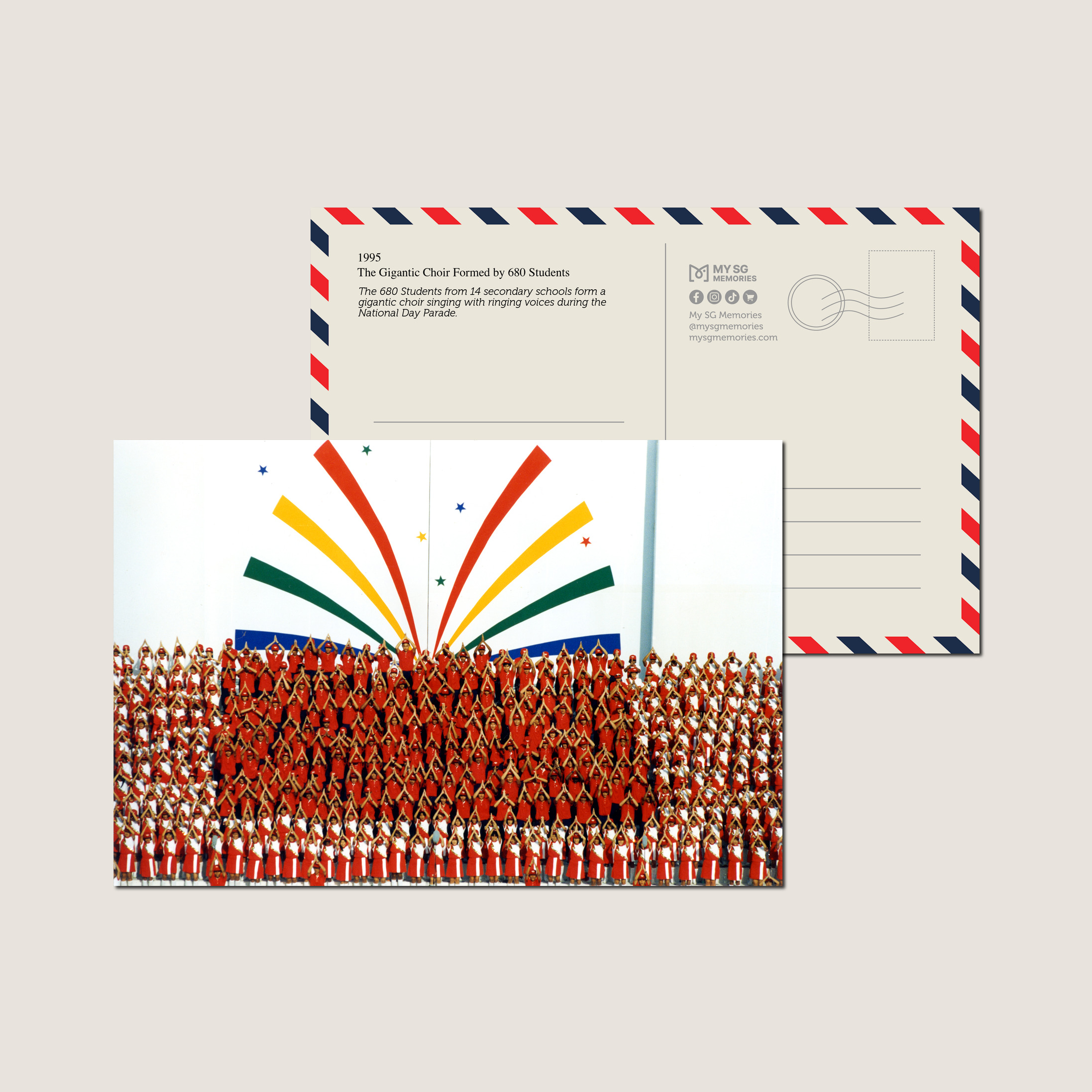 The Gigantic Choir Formed by 680 Students 1995-My Sg Memories