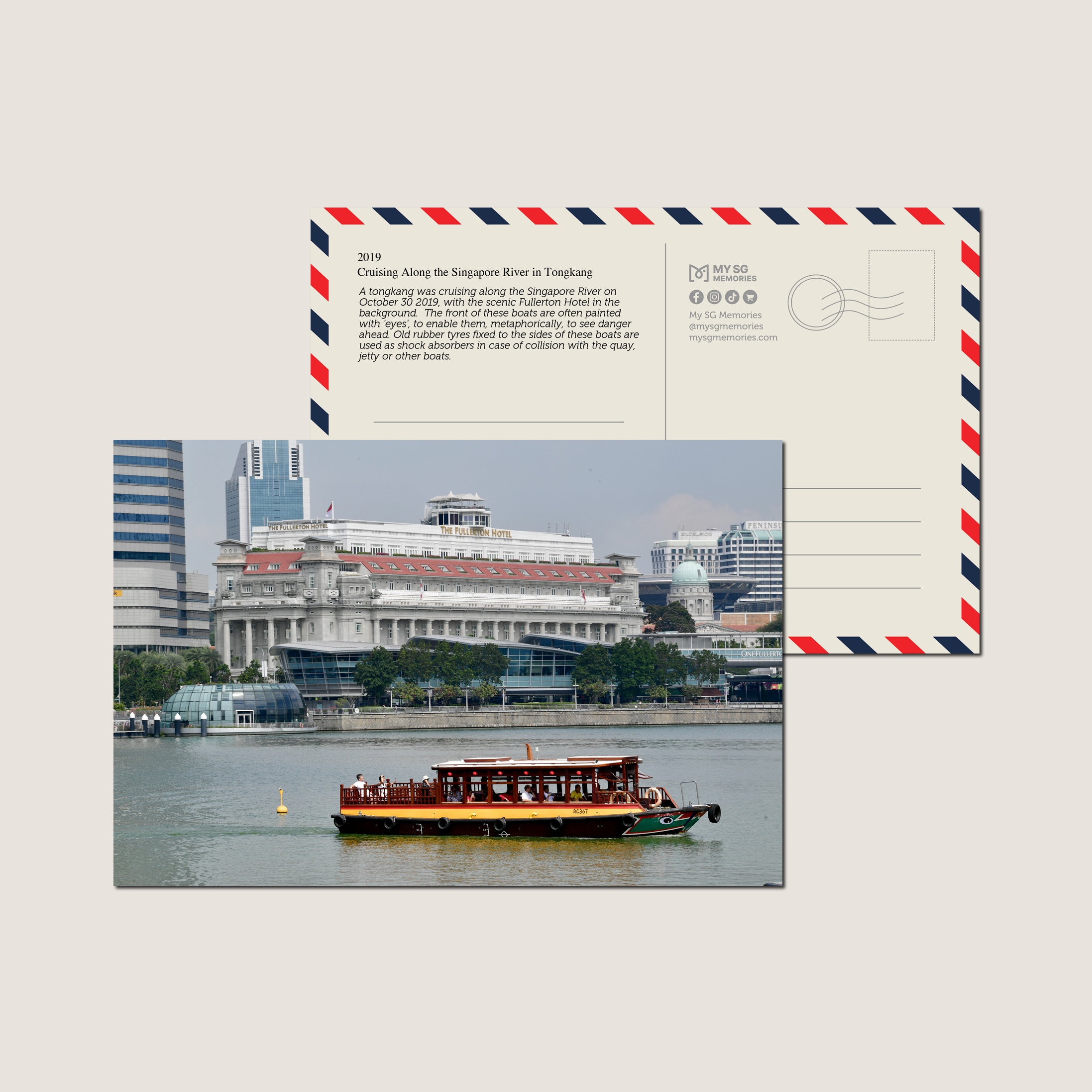 Cruising Along the Singapore River in Tongkang 2019-My Sg Memories