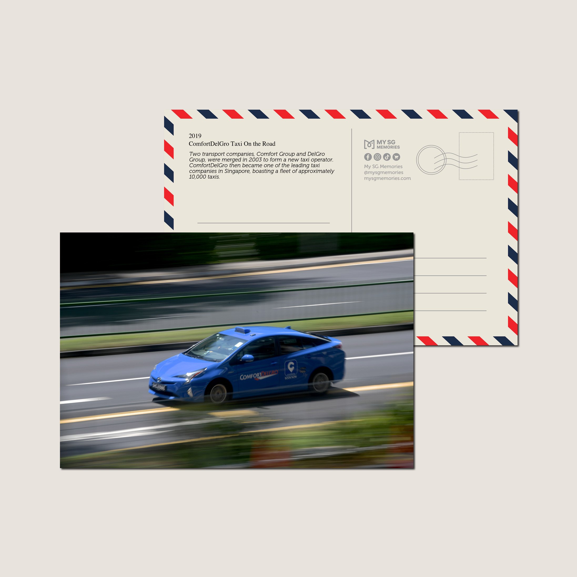 ComfortDelGro Taxi On the Road 2019-My Sg Memories