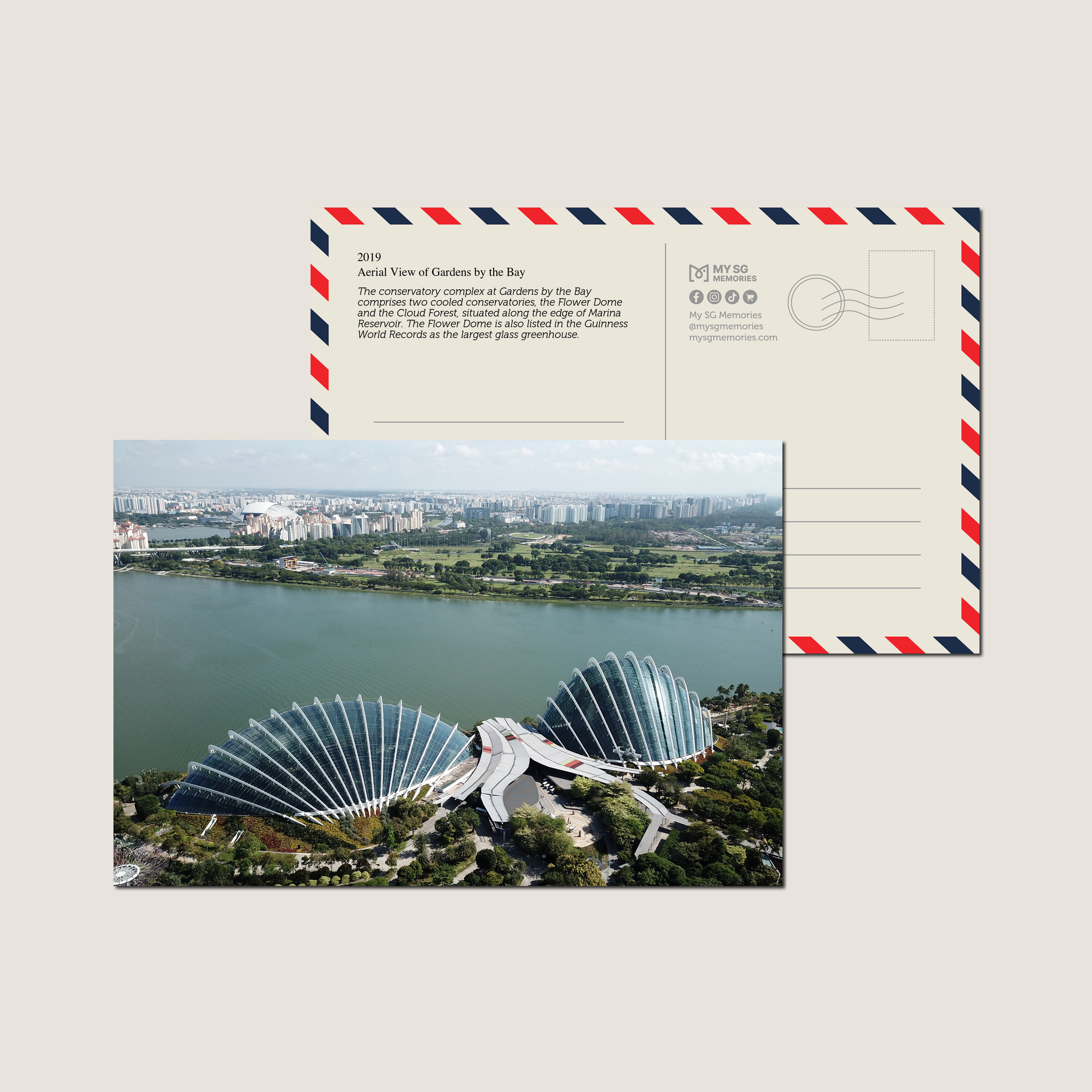 Aerial View of Gardens by the Bay 2019-My Sg Memories