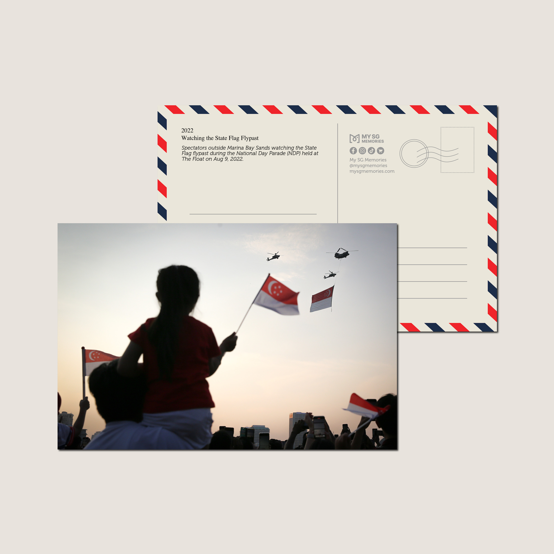 Watching the State Flag Flypast 2022-My Sg Memories