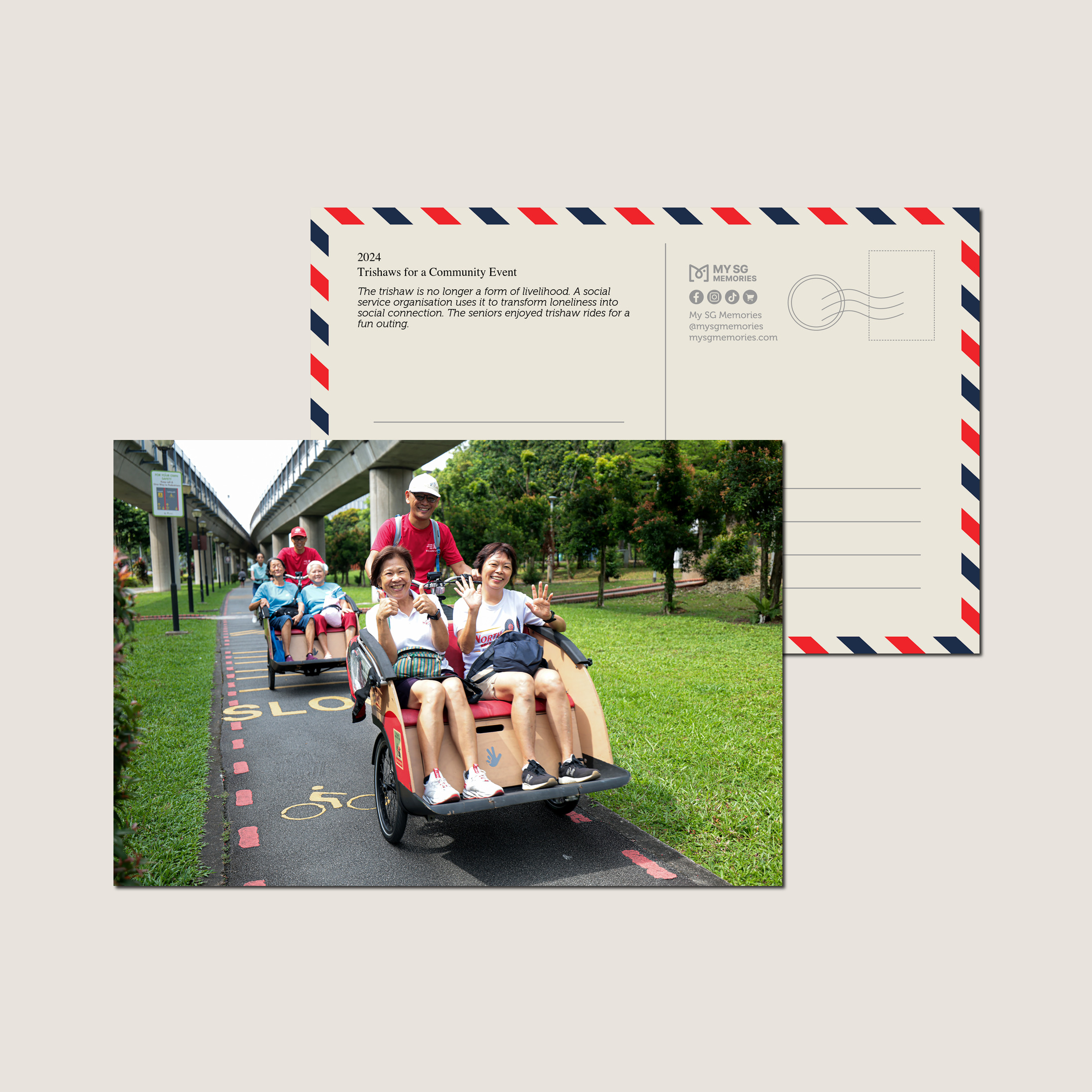 Trishaws for a Community Event 2024-My Sg Memories