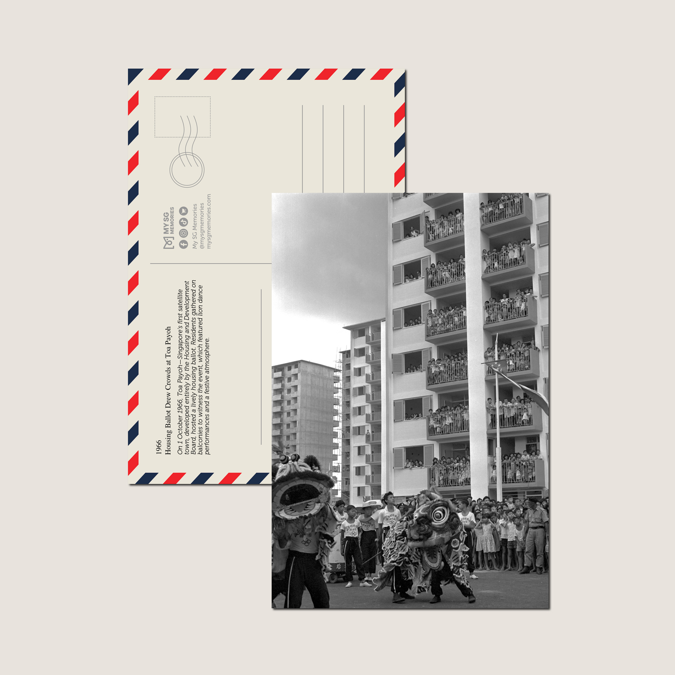 Housing Ballot Drew Crowds at Toa Payoh 1966-My Sg Memories