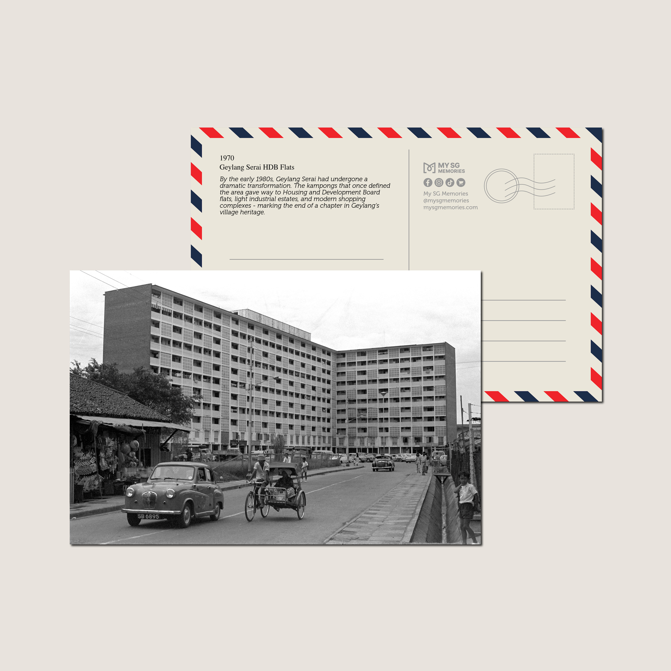 Geylang Serai HDB Flats 1970-My Sg Memories