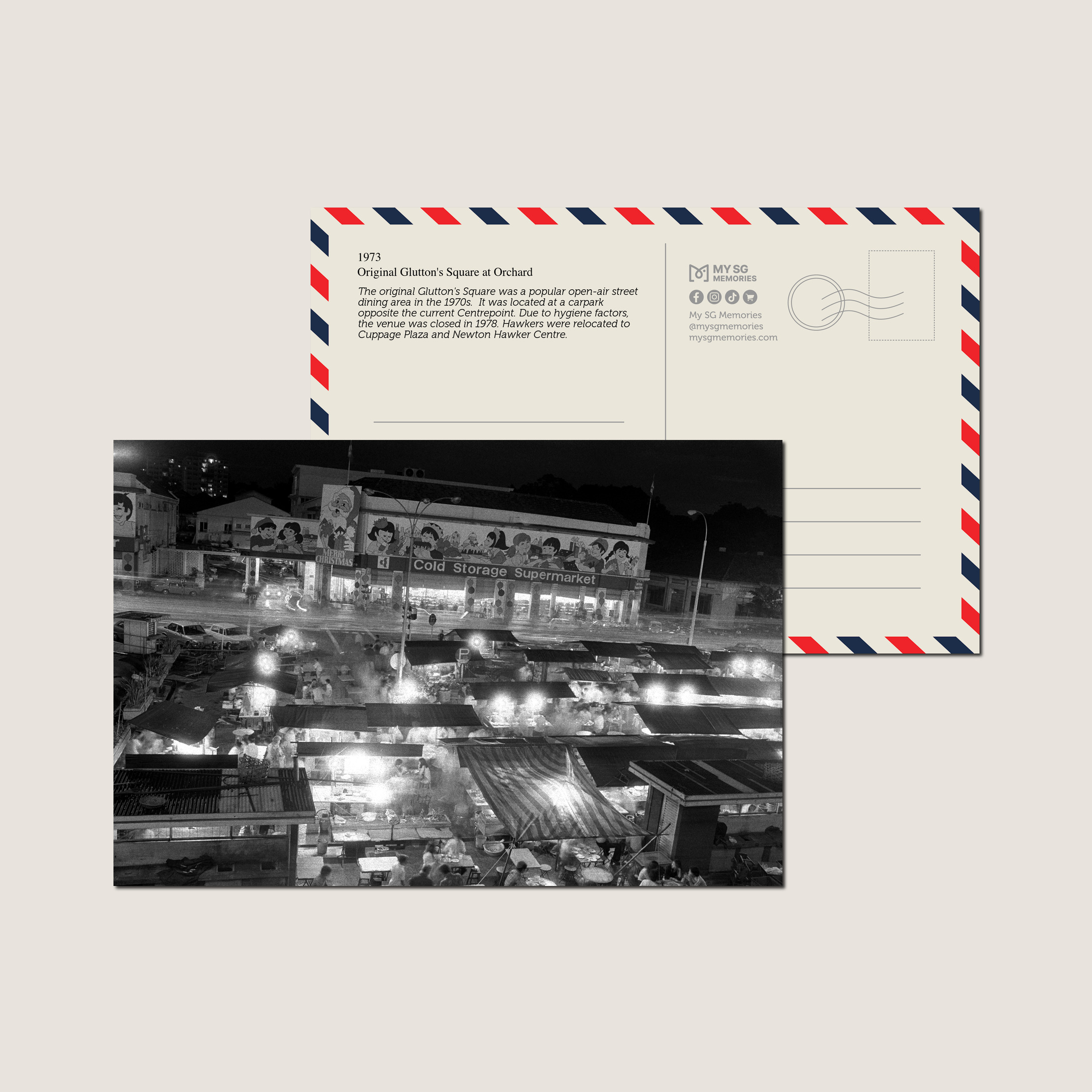 Original Glutton's Square at Orchard 1973-My Sg Memories