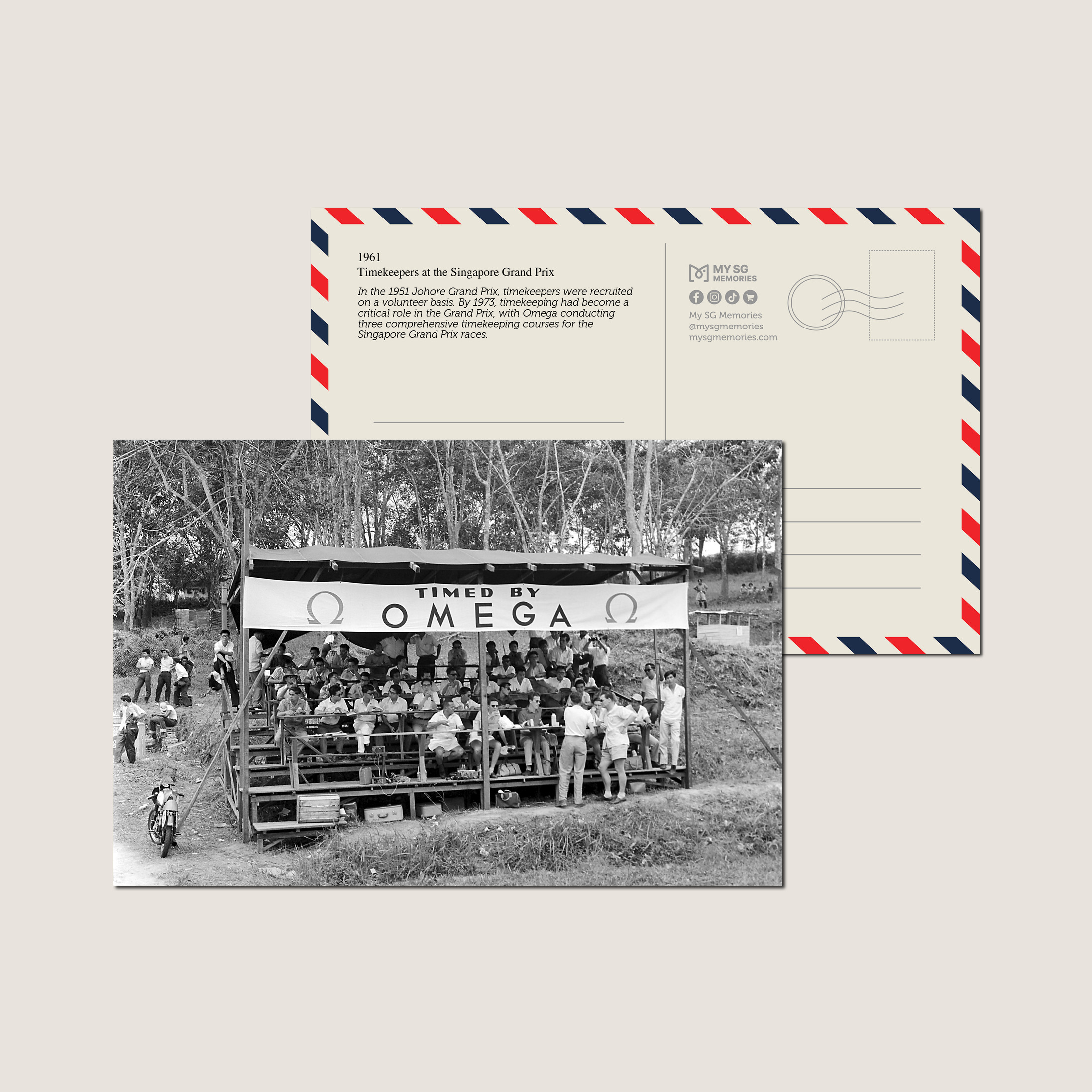 Timekeepers at the Singapore Grand Prix 1961-My Sg Memories