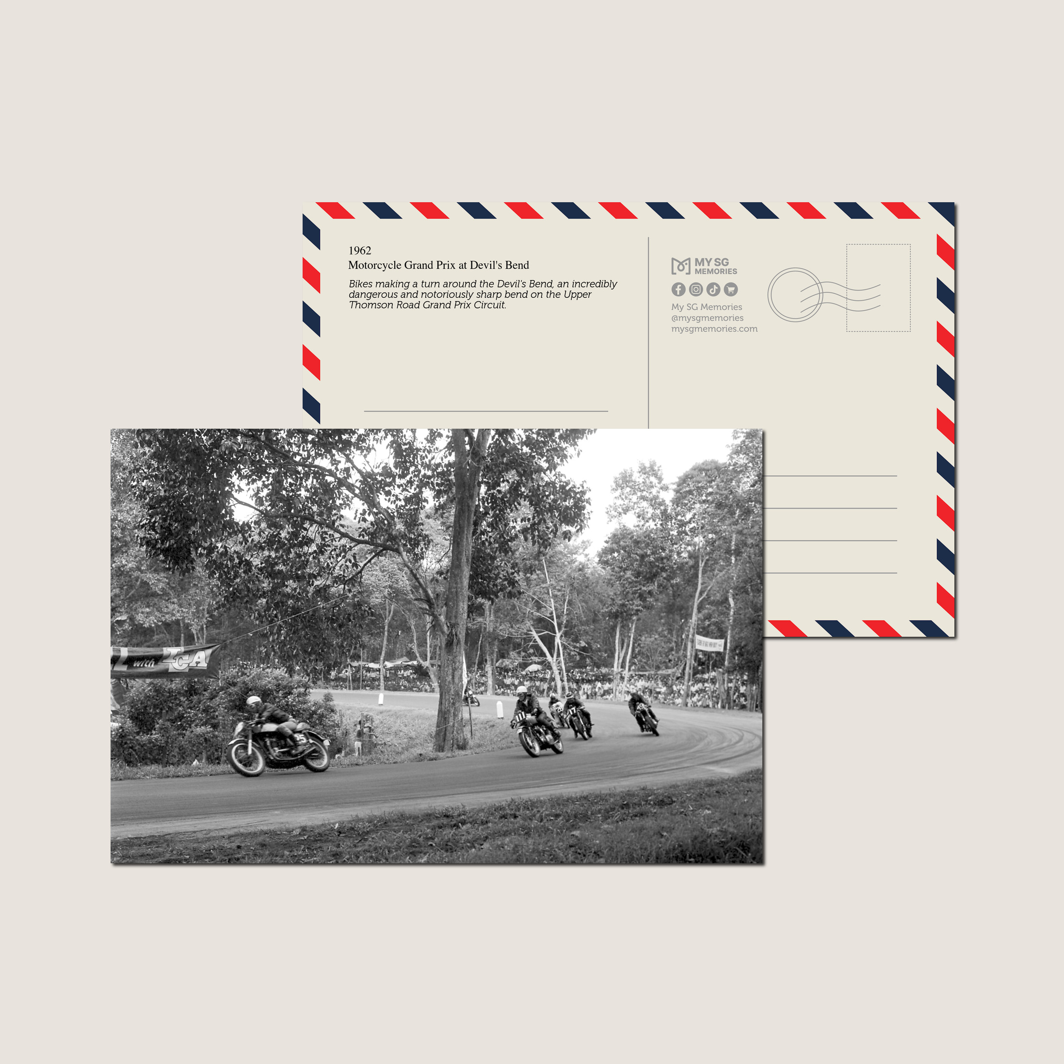 Motorcycle Grand Prix at Devil's Bend 1962-My Sg Memories