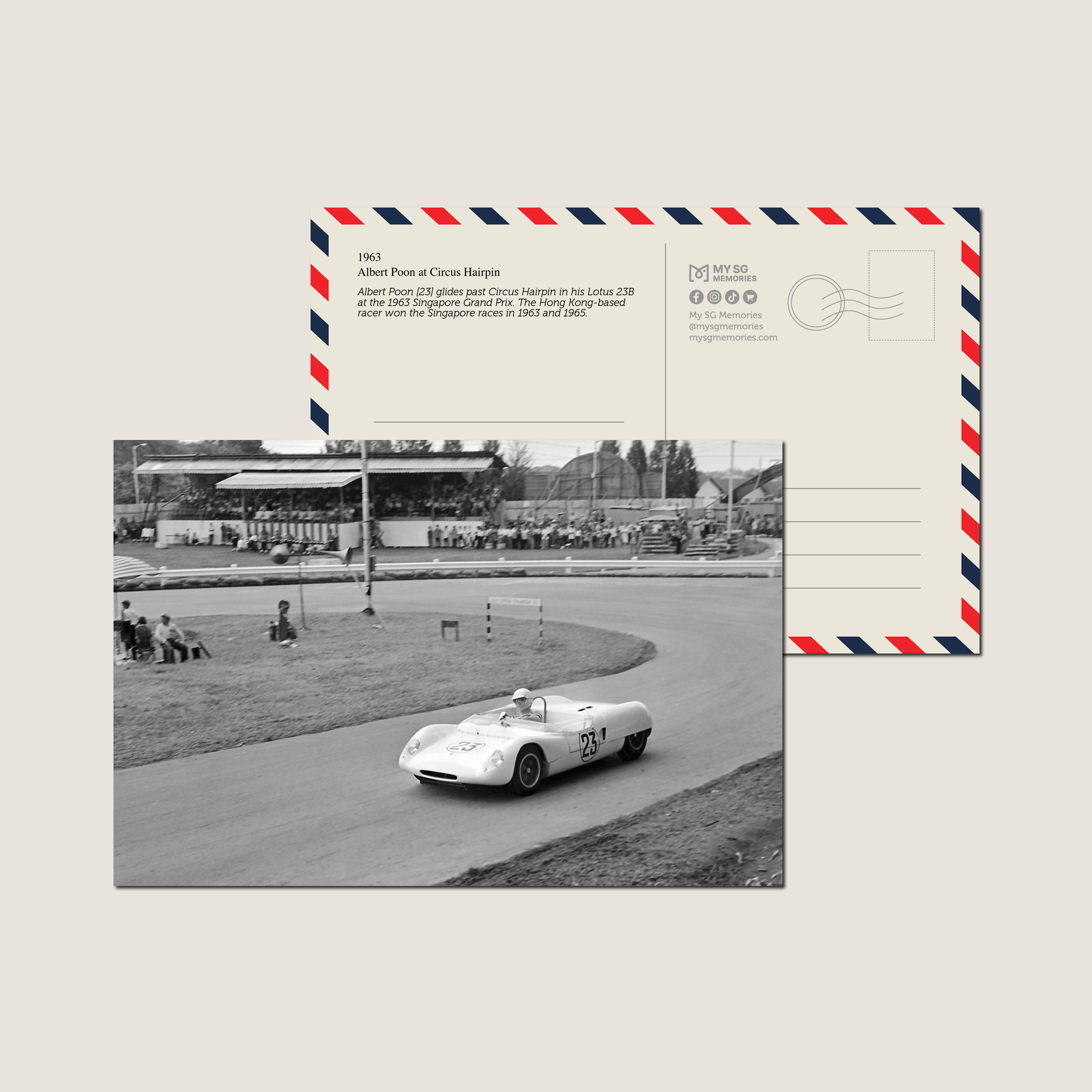 Albert Poon at Circus Hairpin 1963-My Sg Memories