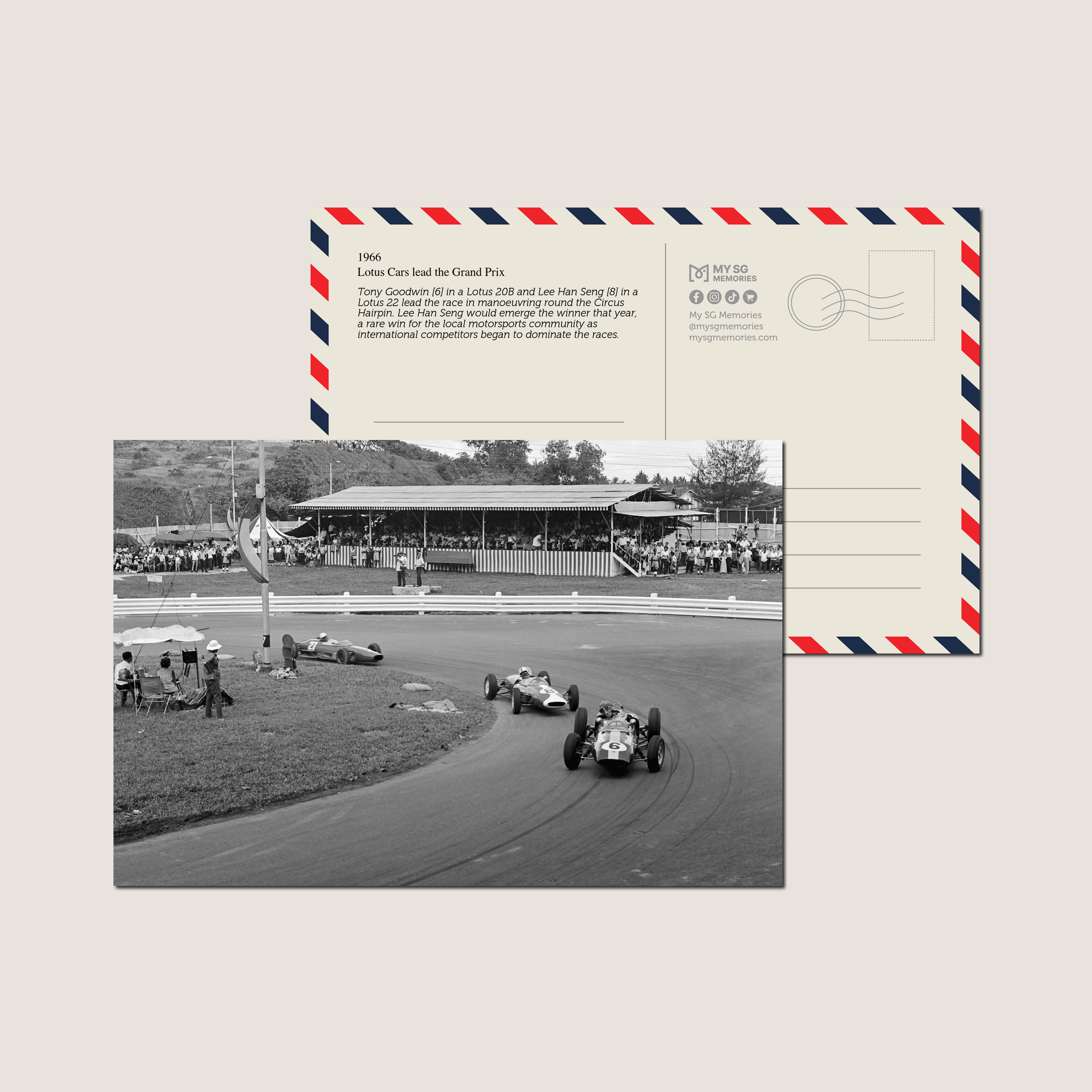 Lotus Cars lead the Grand Prix 1966-My Sg Memories
